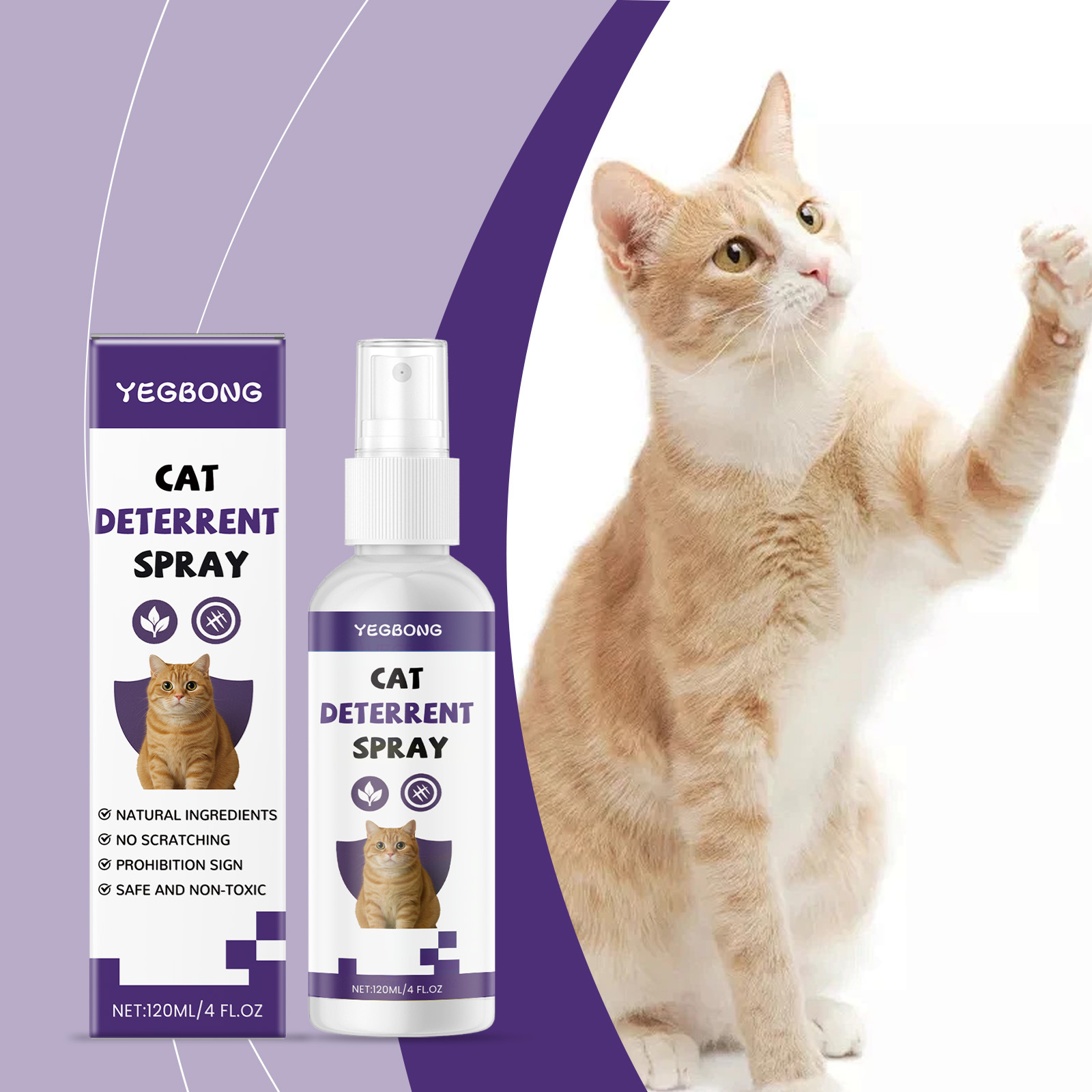 Katzenabwehrspray Für Topfpflanzen Im Innen- Und Außenbereich. Schützt Vor Katzen, Kratzern Und Unerwünschtem Urinieren. Haushaltsspray – 120 Ml -- Biemmedue