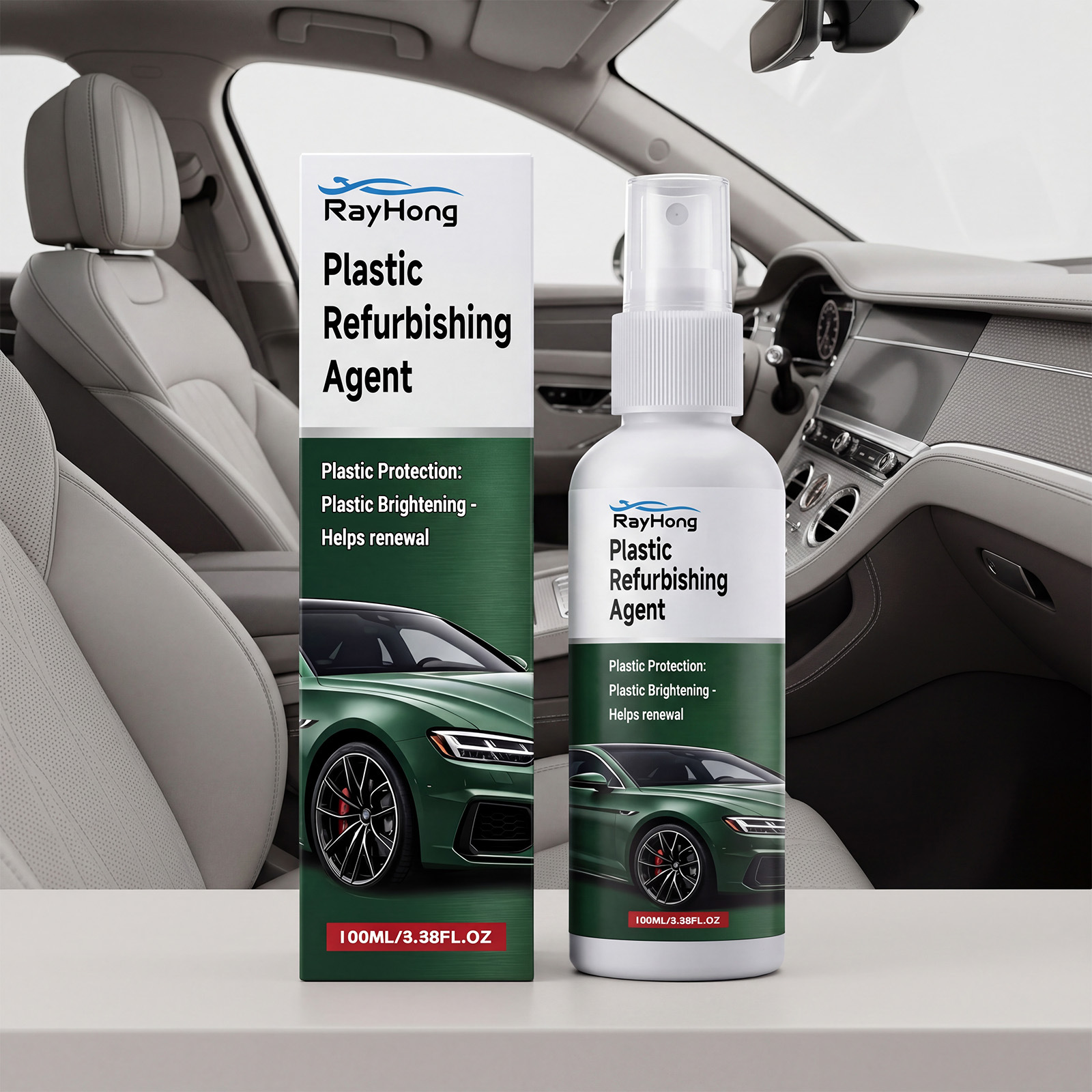 Kunststoffpflegeprodukt Zur Reinigung Des Autoinnenraums, Zur Wiederherstellung Des Oberflächenglanzes Und Für Die Tägliche Pflege – 100 Ml -- Biemmedue