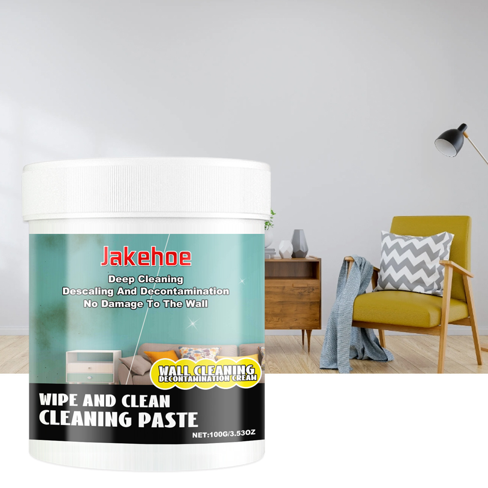 Latexfarben-wandfleckenentferner, Zum Überstreichen Und Renovieren Von Weißen Wänden, Graffiti, Gemälden, Schimmel Und Anderen Flecken – 100 Ml -- Biemmedue