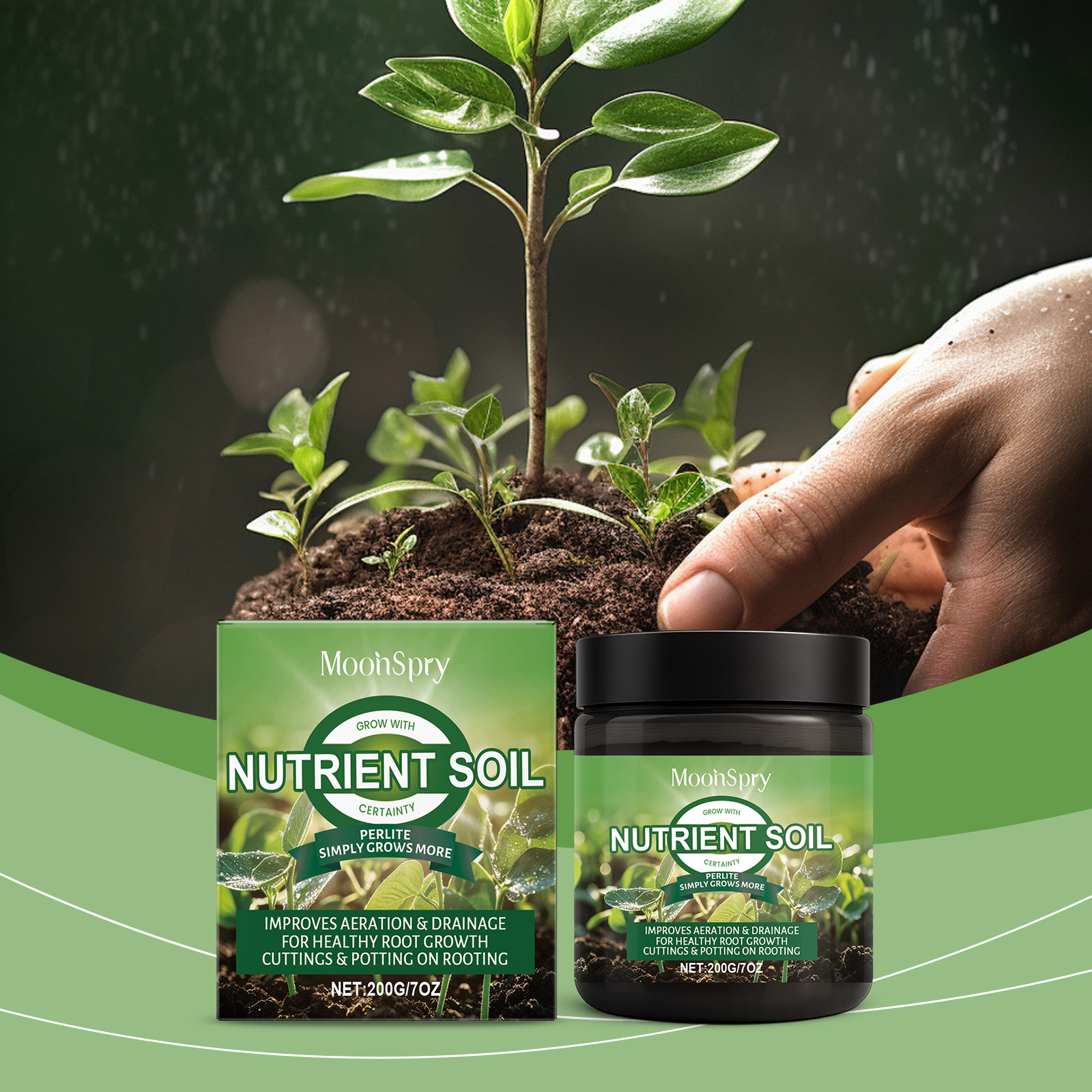 Leichter Bodenverbesserer, Praktisch Und Atmungsaktiv Für Die Tägliche Pflanzenpflege, Geeignet Für Garten- Und Blumenerde – 200 G -- Biemmedue