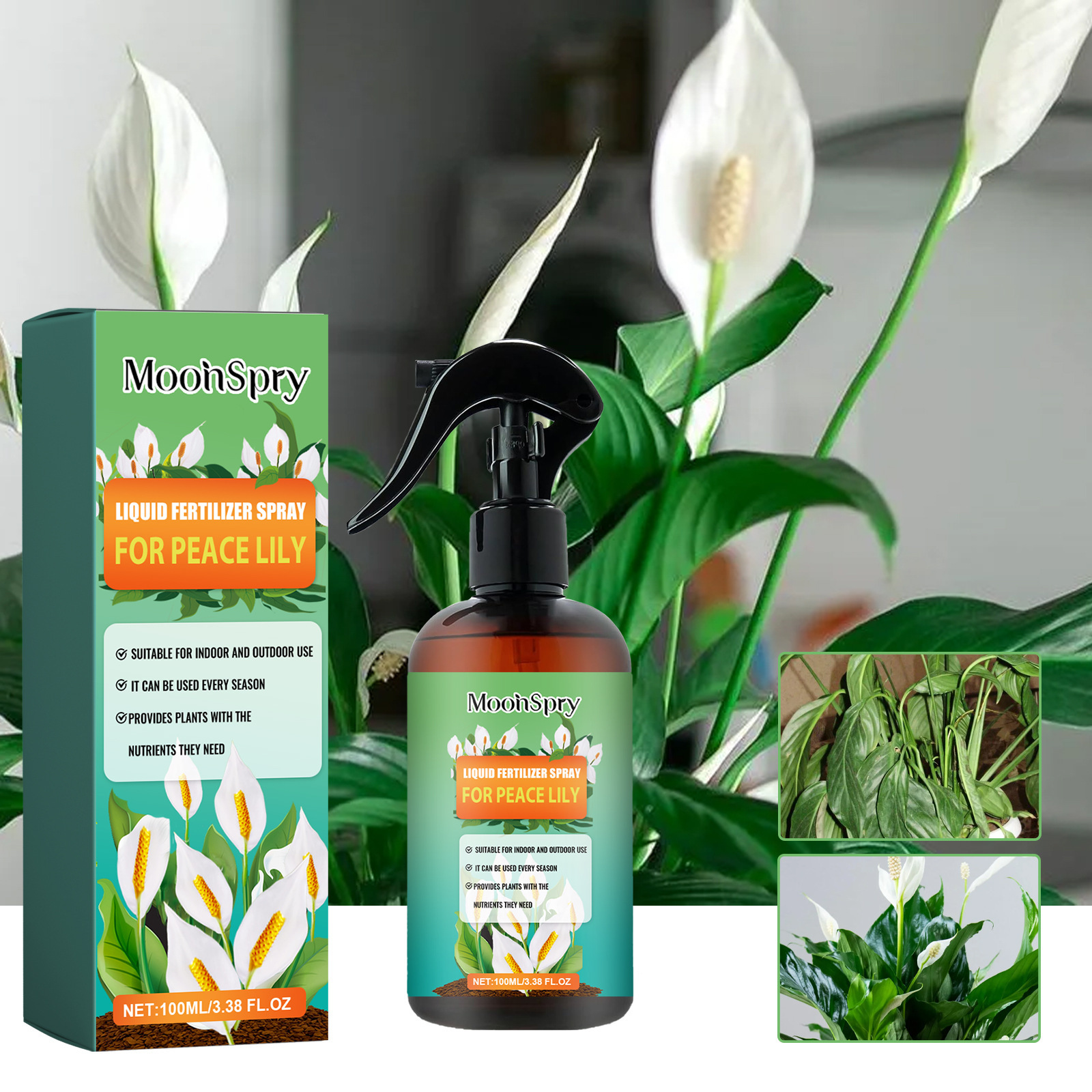 Lilien-düngespray – Nährstoffspray Zur Wurzelbildung Und Nährstoffversorgung Für Lilien Im Innen- Und Außenbereich – 100 Ml -- Biemmedue