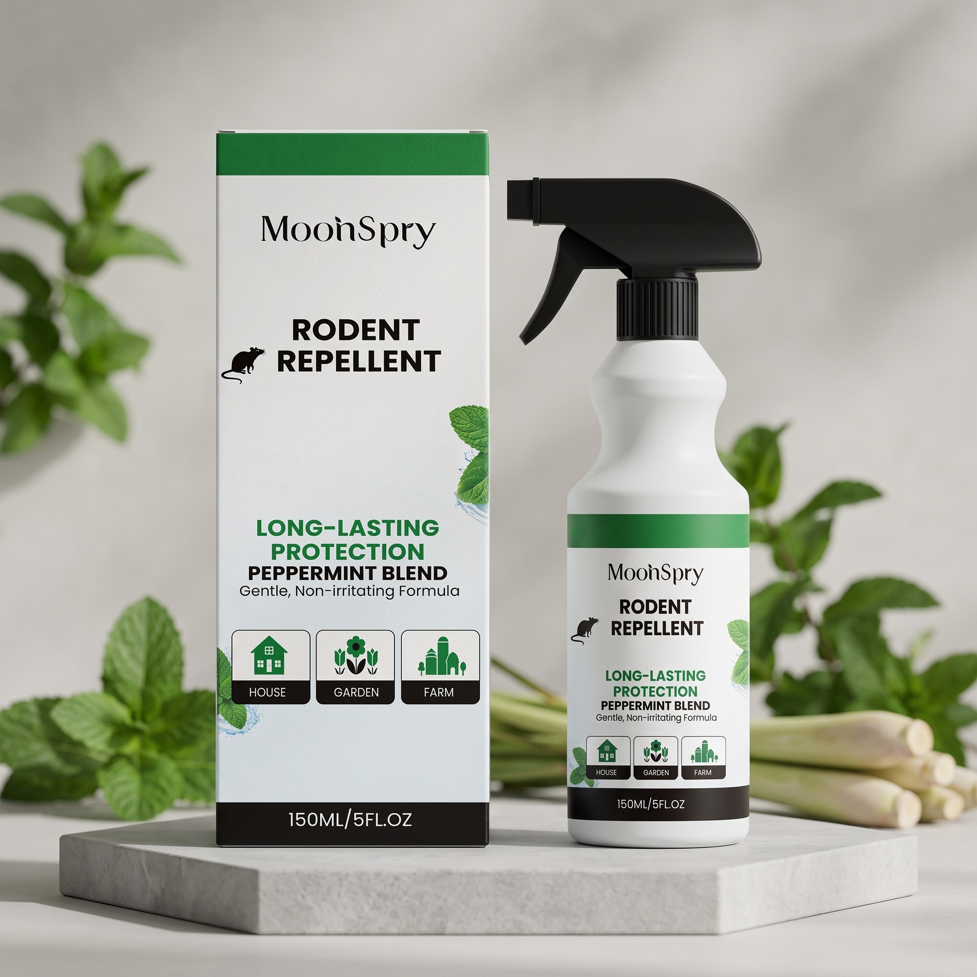 Mäuseabwehrspray, Praktisch Und Einfach Anzuwenden, Geeignet Für Häuser, Gärten Und Landwirtschaftliche Betriebe. 150 Ml -- Biemmedue