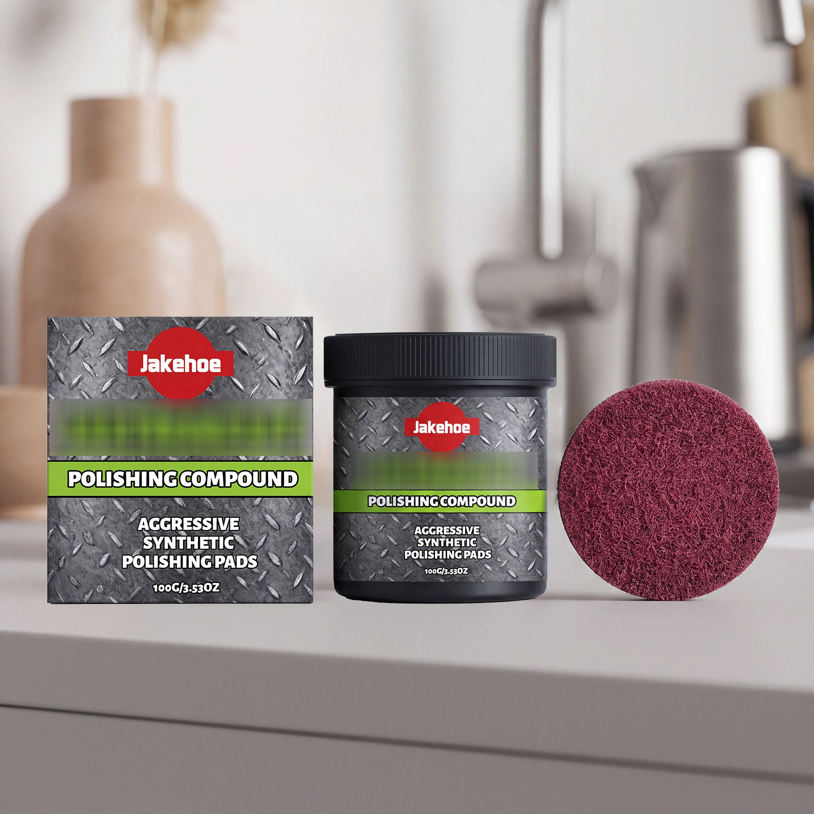 Möbelpolierpaste Reinigt, Renoviert Und Pflegt Möbel Schonend Und Verleiht Ihnen Glanz Für Die Tägliche Pflege. Geeignet Für Verschiedene Materialien. – 100 G + Schwammpad -- Biemmedue