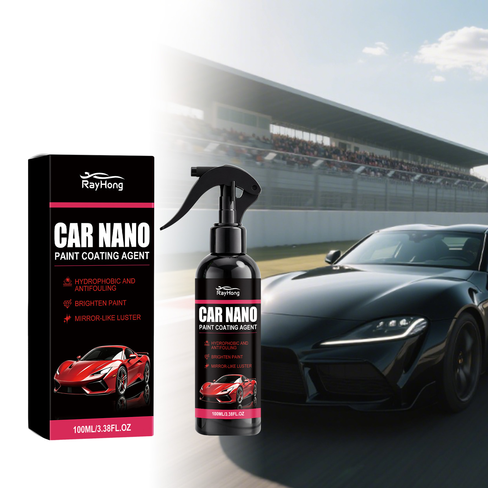 Nano-beschichtungsmittel Für Fahrzeuge, Nano-reinigung, Lackaufbereitung Und -aufhellung, Praktische Tägliche Pflege – 100 Ml -- Biemmedue