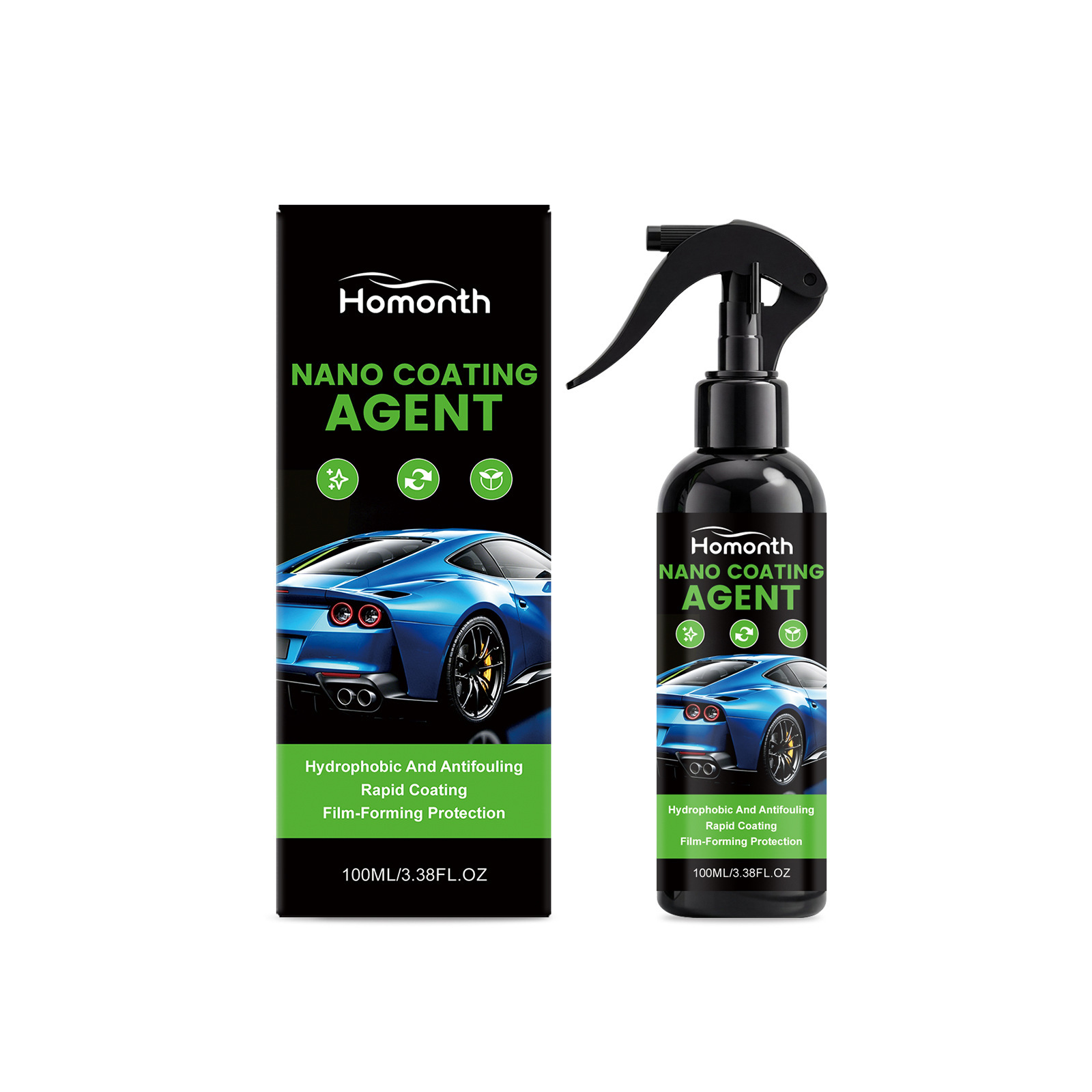 Nano-beschichtungsmittel Für Die Tägliche Reinigung, Politur, Renovierung, Pflege Und Glanzverstärkung. Praktische 100-ml-packung. -- Biemmedue