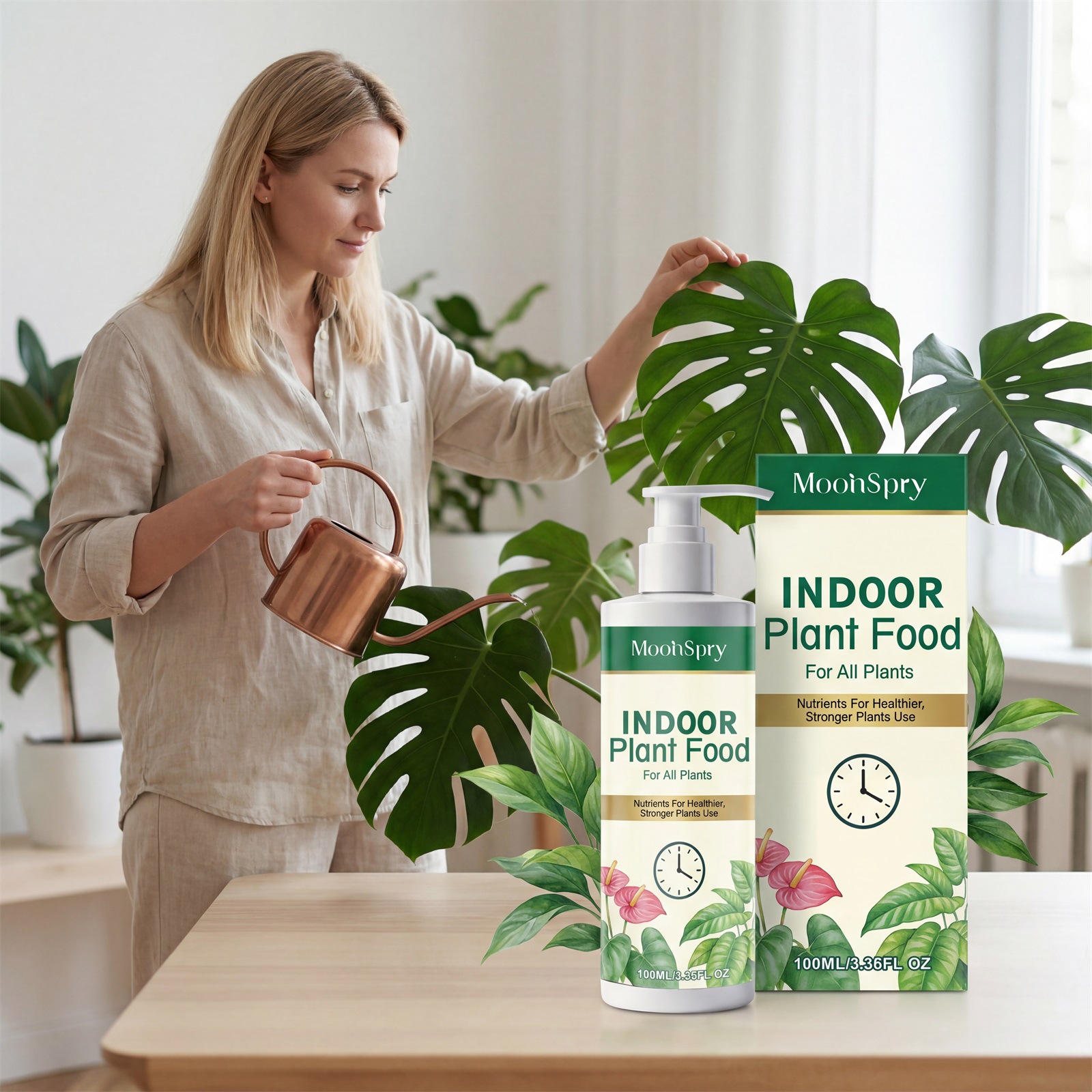 Nährstofflösung Für Zimmerpflanzen – Sanfte Pflege Und Nährstoffergänzung Für Topfblumen Und Andere Zimmerpflanzen – 100 Ml -- Biemmedue
