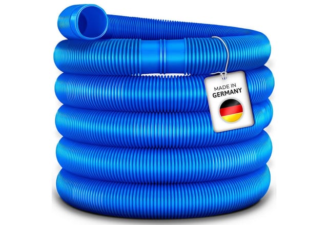 Tillvex - Poolschlauch 6m - ø 32mm Blau Schwimmbadschlauch Saugschlauch Solarschlauch