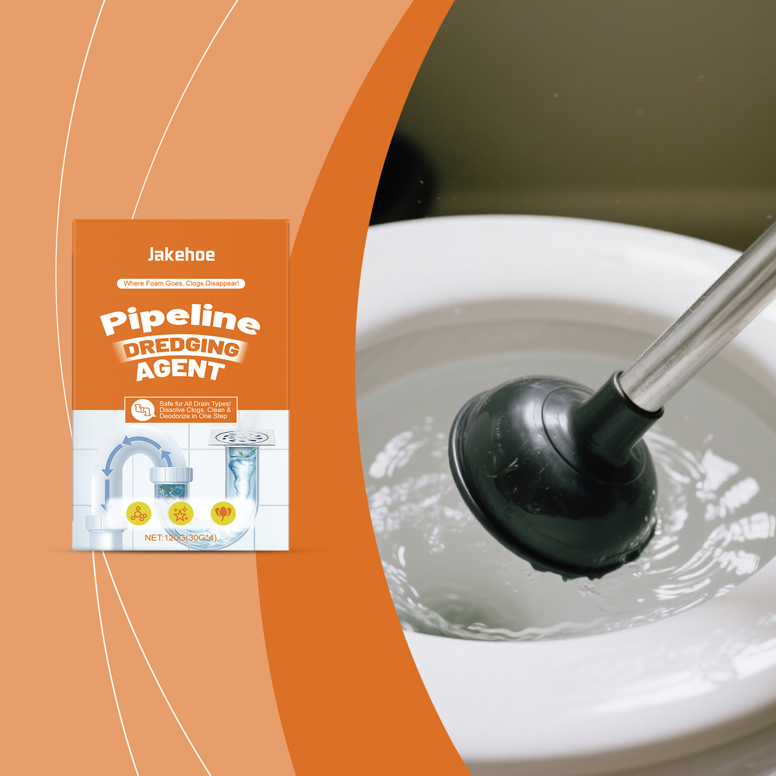 Pfeifenreinigerpulver Löst Speisereste, Haare Und Andere Verstopfungen Und Sorgt Für Saubere Und Frische Rohre. Vielseitig Einsetzbar. – 120 G -- Biemmedue