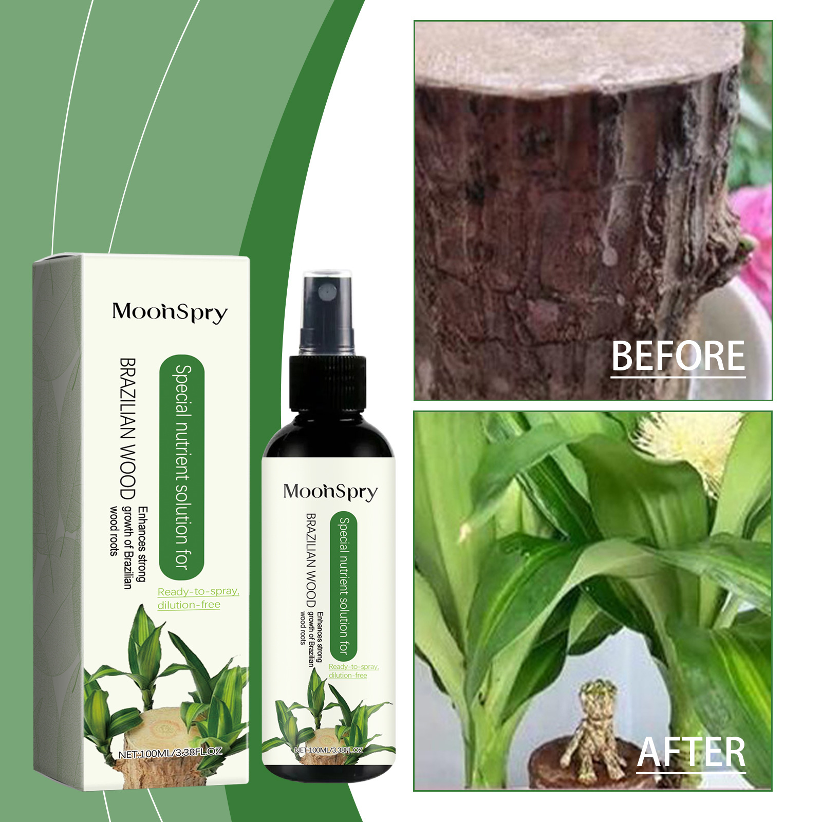 Pflanzenspezifische Nährlösung, Gründünger, Spezialdünger Für Topfpflanzen Wie Dracaena Fragrans – 100 Ml -- Dtekgaz