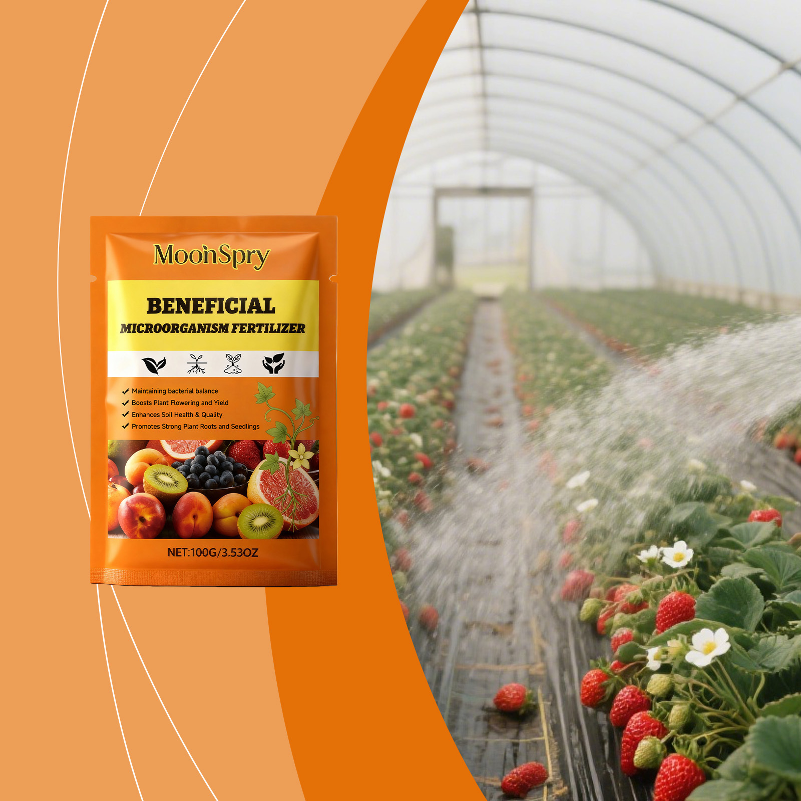 Pflanzenwachstumsdünger, Universell Für Pflanzen, Obst, Gemüse, Gartenarbeit, Topfblumen Sowie Bewässerung Und Pflege – 100 G -- Biemmedue