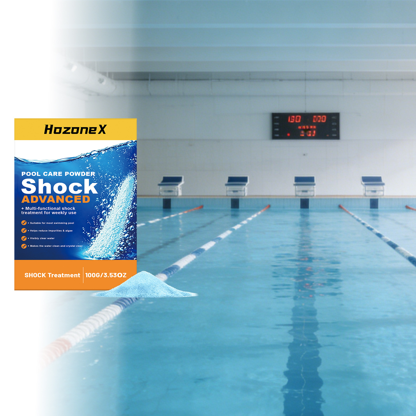 Poolreinigungs- Und Pflegespray Zur Täglichen Reinigung Und Pflege Von Schwimmbecken Und Thermalwasser, Entfernt Kalk Und Schmutz – 100 G -- Biemmedue
