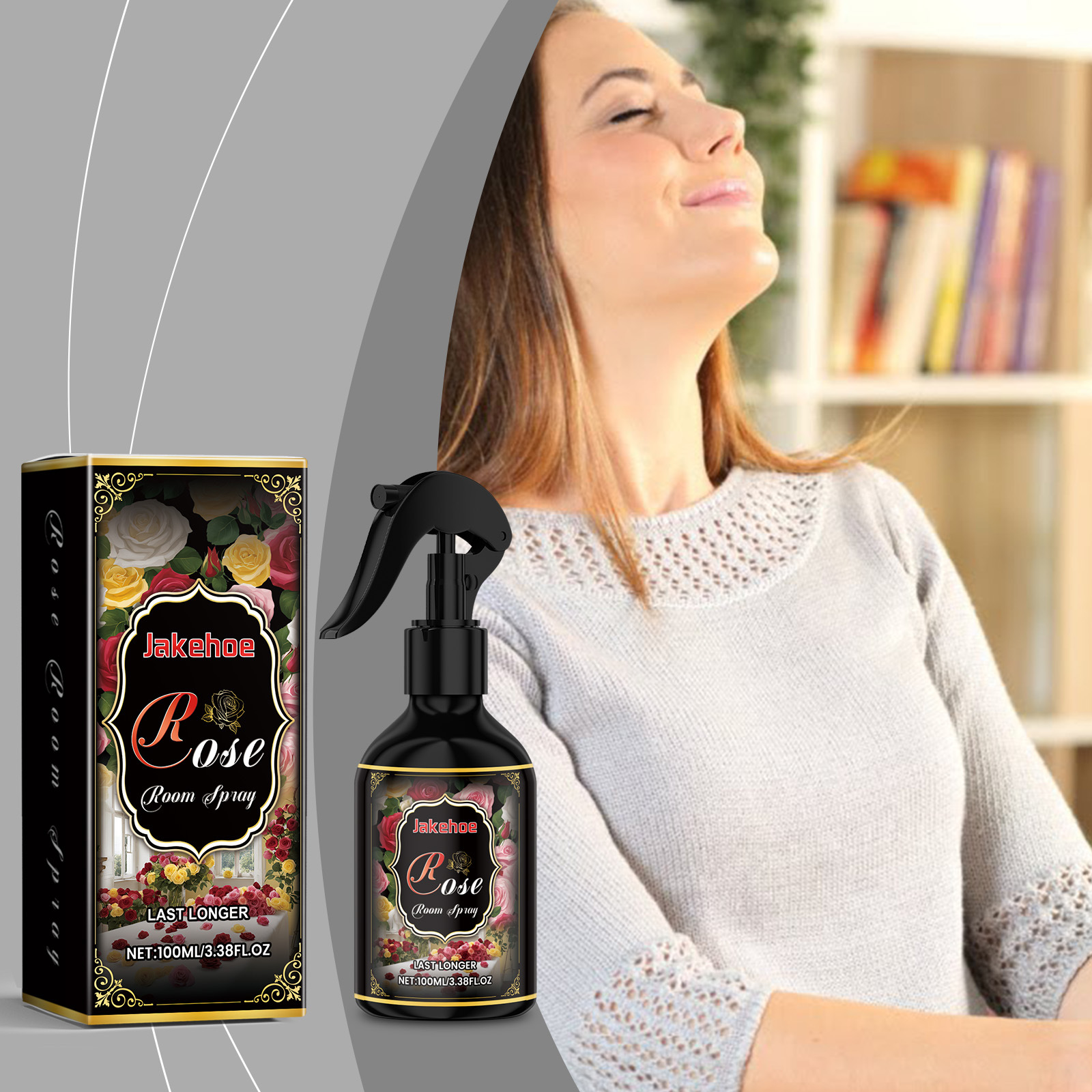 Raumduft (rosenduft) Für Schlafzimmer – Langanhaltende, Angenehme, Reine Und Erfrischende Luft – 100 Ml -- Dtekgaz