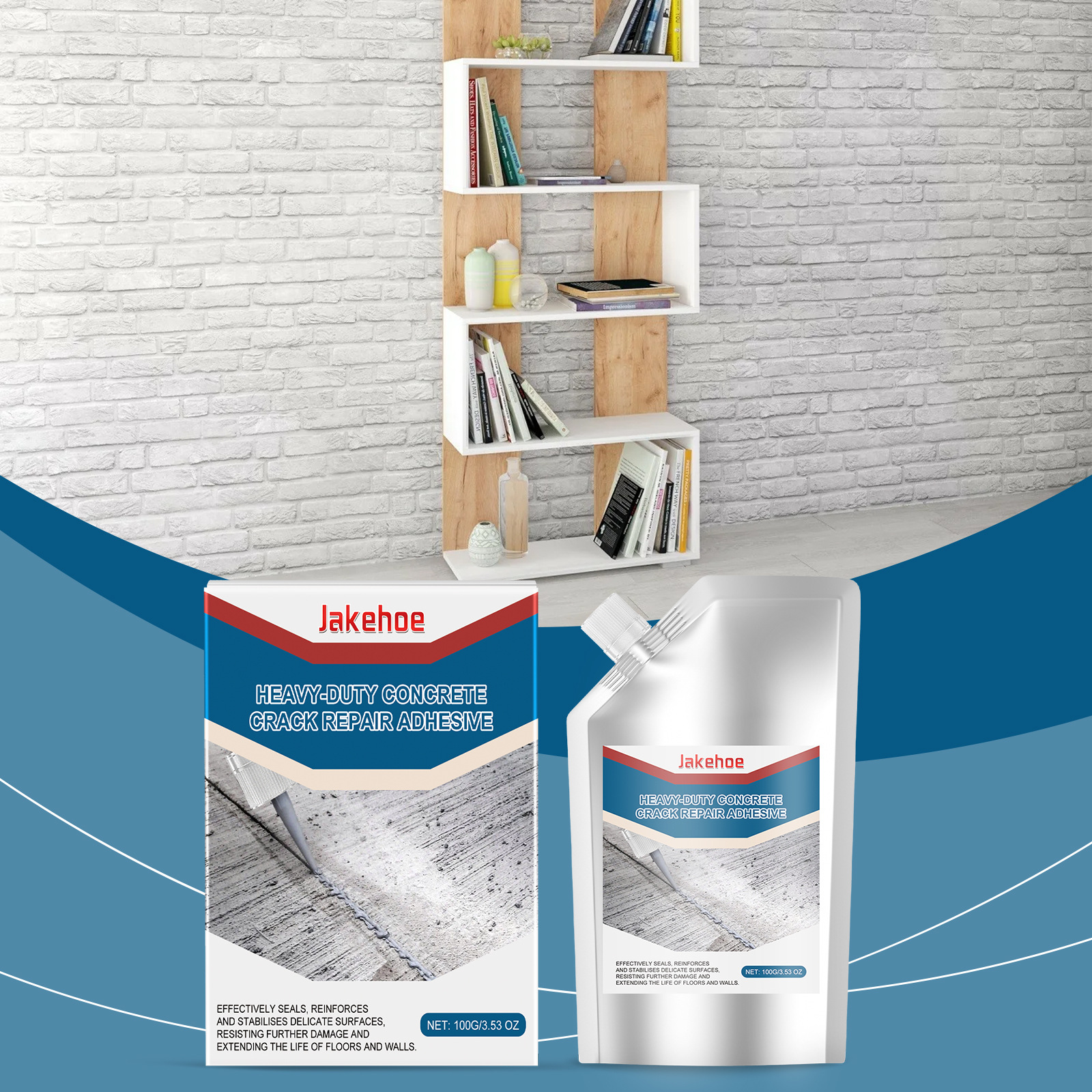 Rissreparaturkleber Für Fußböden Und Wände Im Haushalt – 100 G -- Dtekgaz