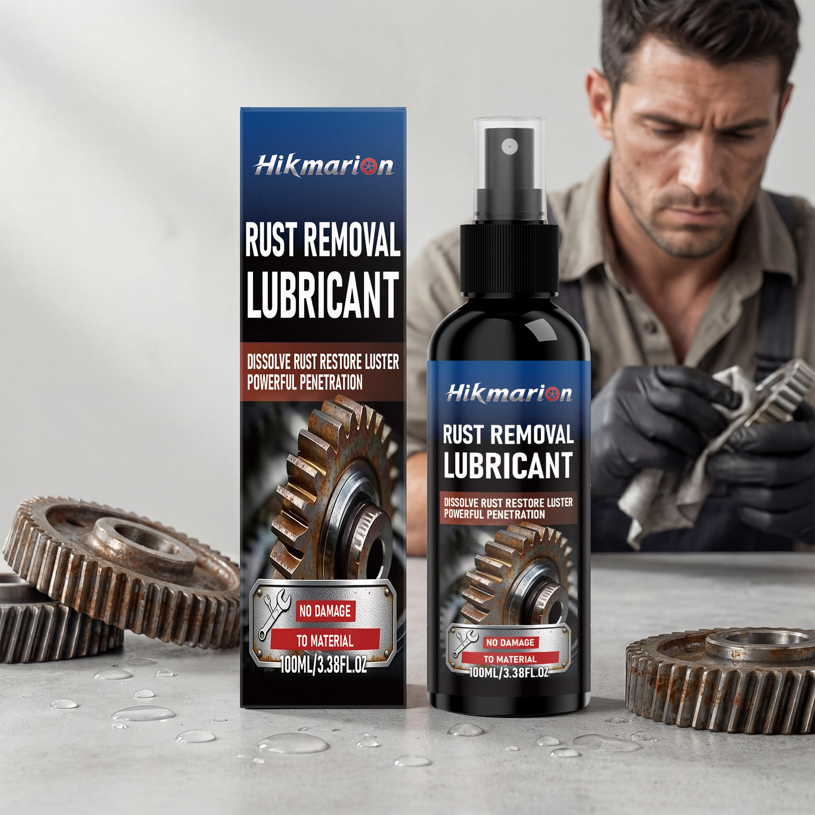 Rostentferner-spray, Metallschmiermittel Und -reiniger, Vielseitig Einsetzbar, Praktisches Pflegemittel Für Die Tägliche Metallpflege – 100 Ml -- Biemmedue