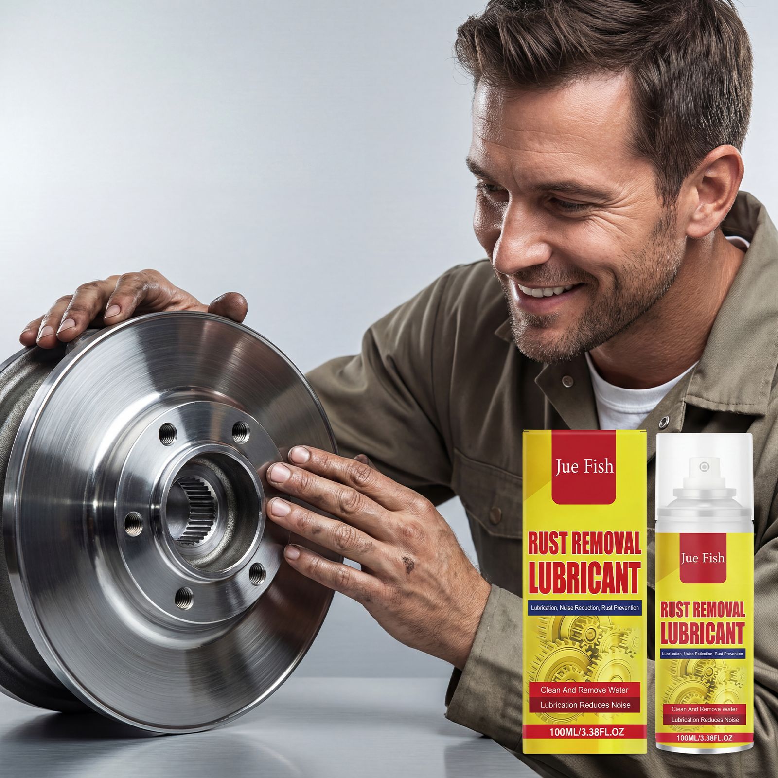 Rostentferner-spray – Schonende Reinigung Von Maschinenteilen Und Metallen, Mehrzweckspray Zur Rostentfernung, Aufhellung Und Aufarbeitung – 100 Ml + 1 Nadel -- Biemmedue
