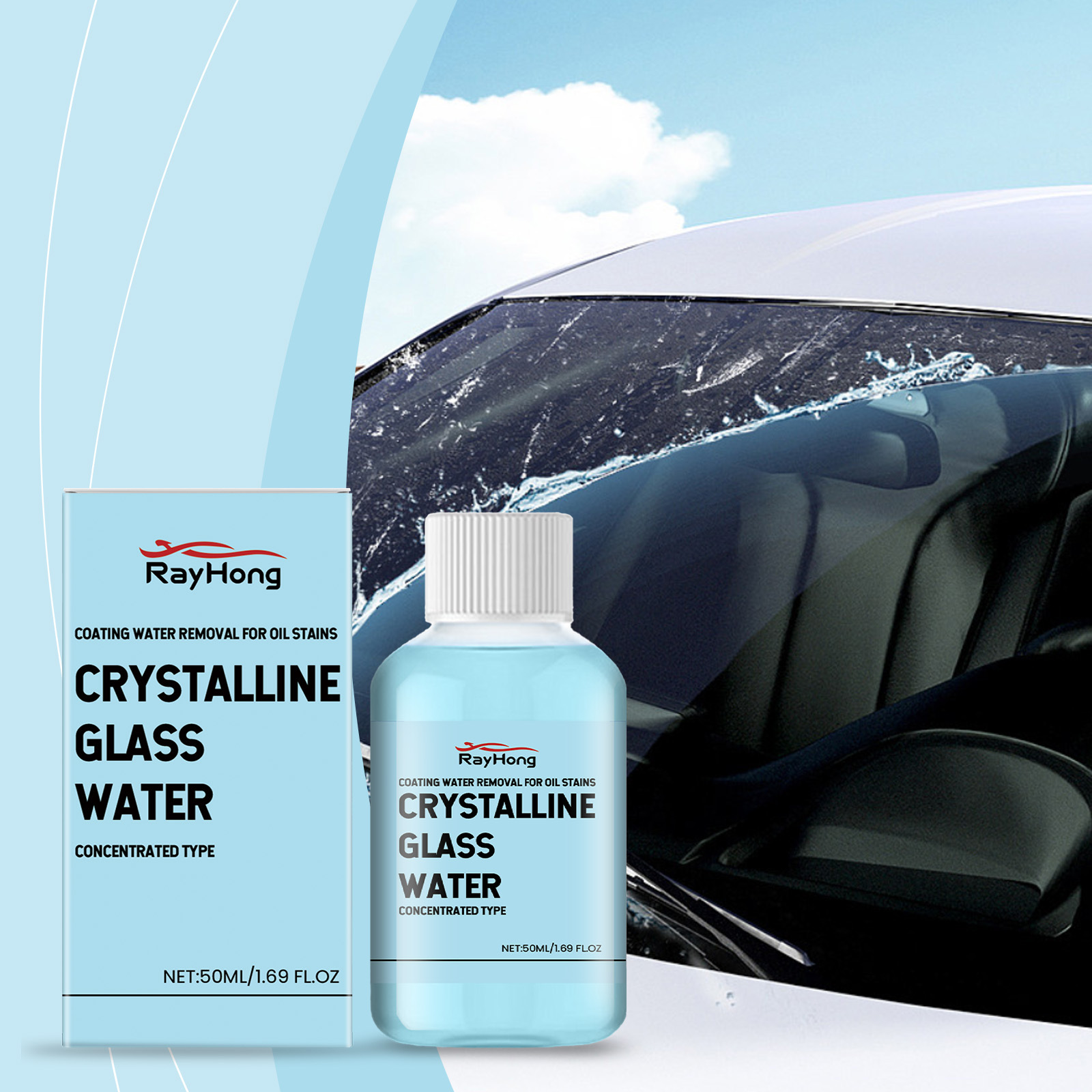 Scheibenwaschflüssigkeit Für Autos, Geeignet Für Alle Jahreszeiten, Zur Reinigung Von Scheibenwischern Und Zum Auftragen Einer Keramikversiegelung – 50 Ml -- Biemmedue