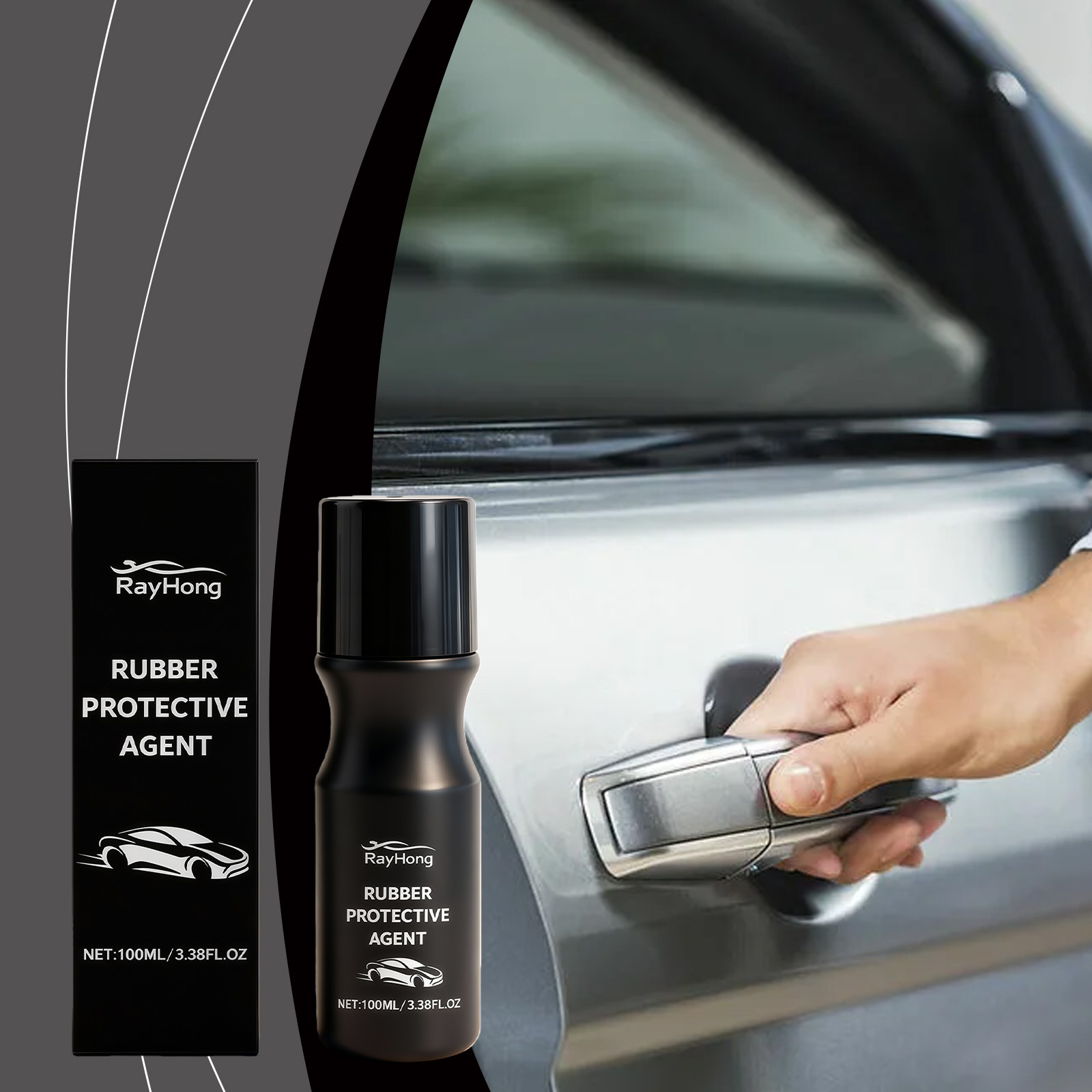 Schmierspray Für Kfz-gummi – 100 Ml, Bietet Bequemes Weichmachen, Schmieren, Schutz, Verschleißfestigkeit Und Langanhaltenden Schutz. -- Biemmedue
