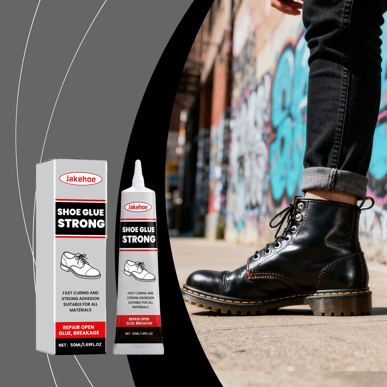 Schuhkleber, Mehrzweckkleber Zur Reparatur Von Lederschuhen, Sportschuhen Und Schuhsohlen – 50 Ml -- Dtekgaz