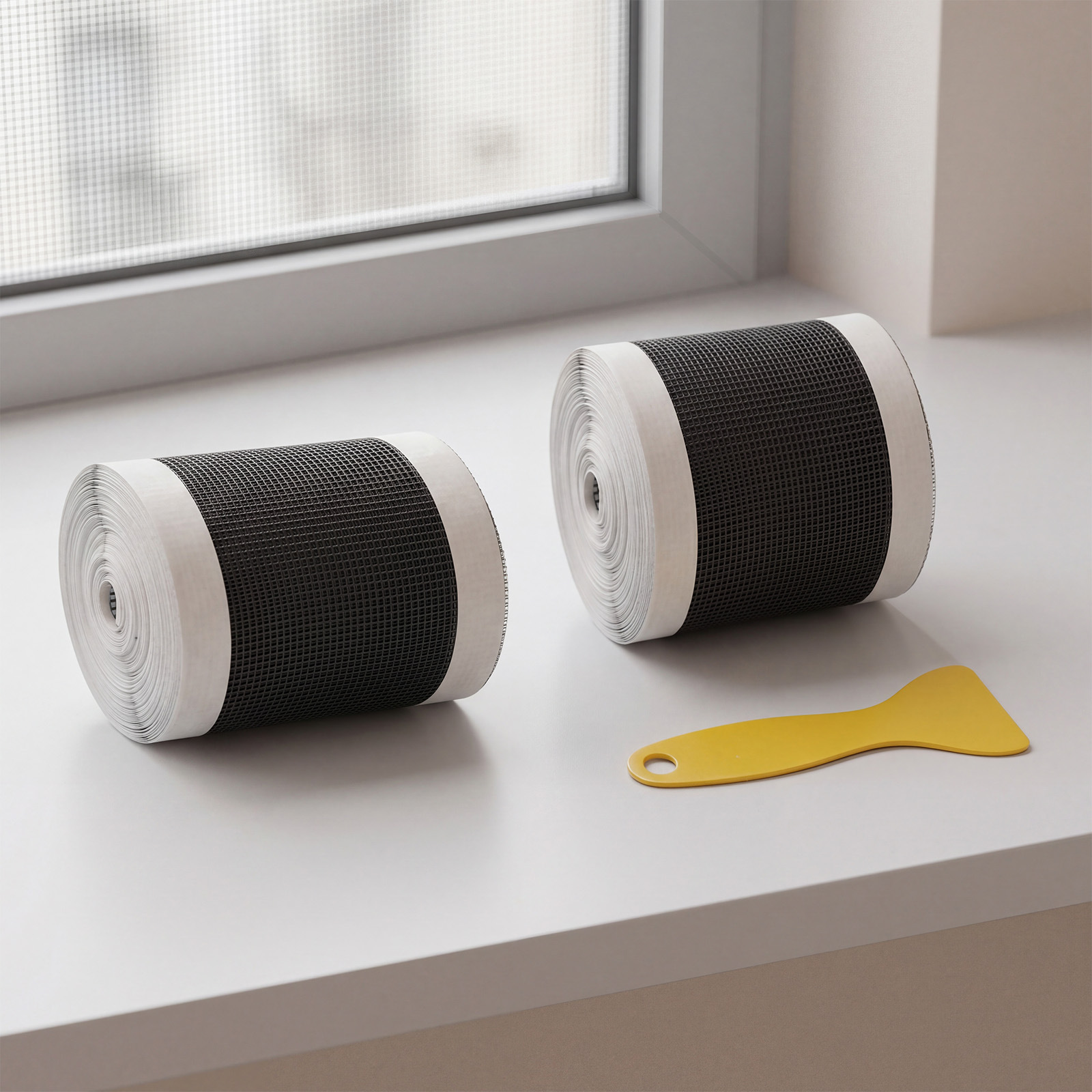 Selbstklebendes Reparaturklebeband Für Fliegengitter Mit Mücken- Und Insektenschutz, Lochreparaturklebeband, Diy-reparatur Von Staubdichten Fliegengittern – 1 Stück -- Biemmedue