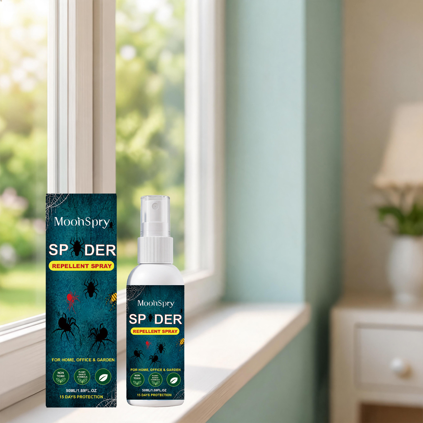 Spinnenabwehrspray, Geeignet Für Den Täglichen Gebrauch, Zu Hause Und Im Büro, Mit Einer Sanften Und Praktischen Formel – 50 Ml -- Biemmedue