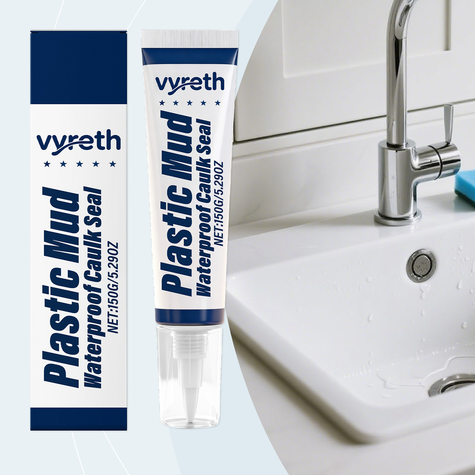Transparenter, Wasserdichter Dichtstoff Für Den Hausgebrauch, Geeignet Zum Reparieren Von Fugen, Verkleben, Abdichten, Schimmelvorbeugen Und Abdichten Von Lecks – 150 G -- Biemmedue