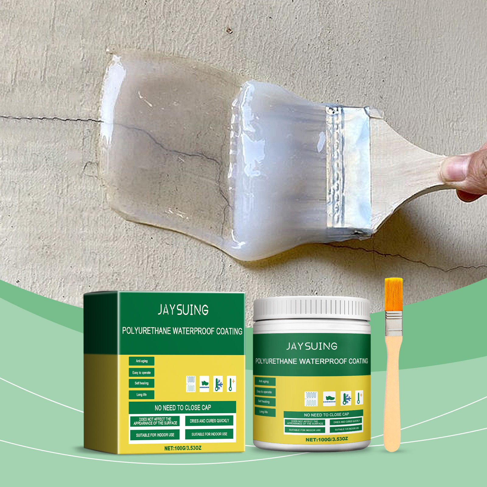 Transparenter, Wasserfester Klebstoff Für Heimdekoration, Fensterbänke, Badezimmerabdichtung, Leckreparatur, Fugenabdichtung, Nicht Abblätternder Gießkleber – 100 G -- Biemmedue