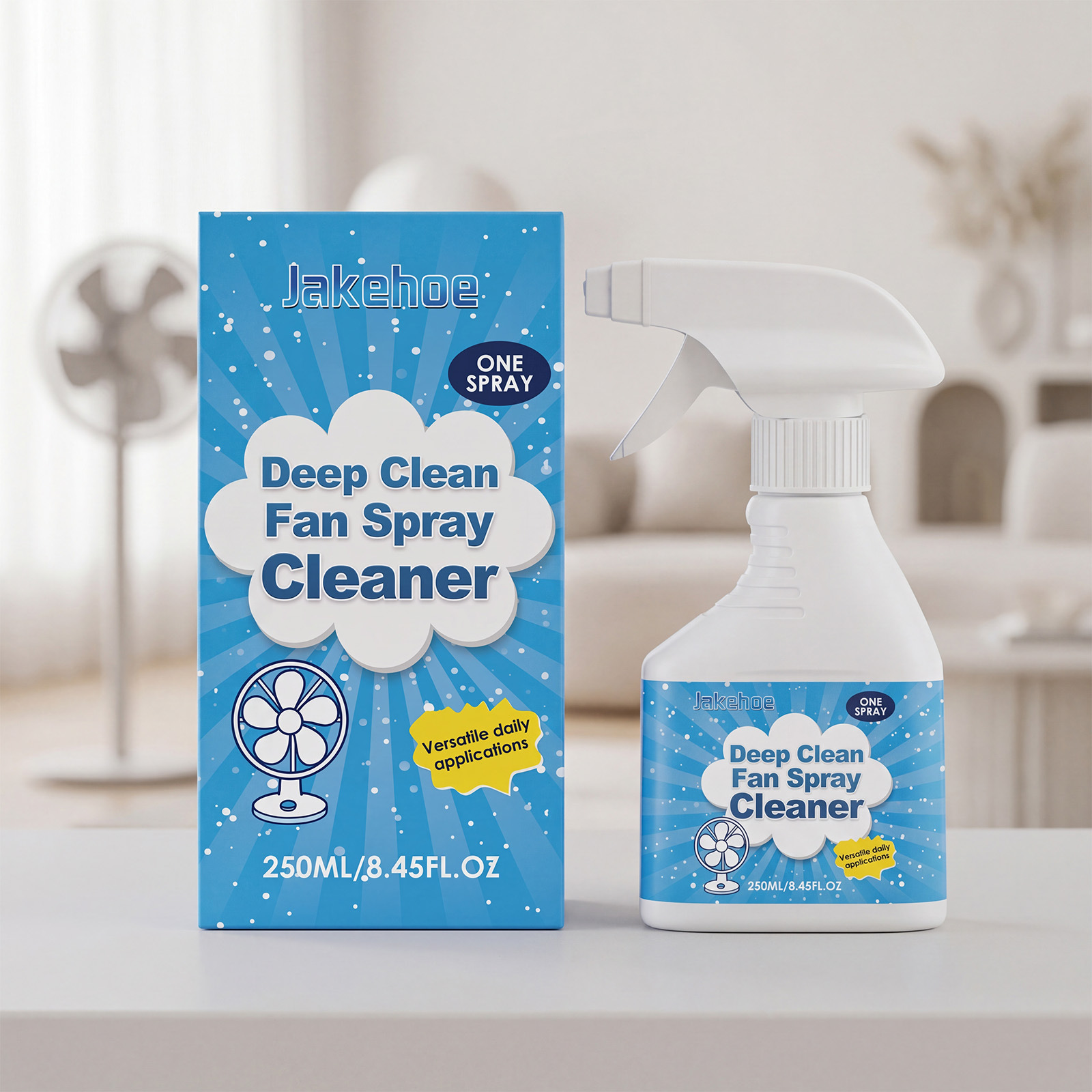 Ventilator-reinigungsspray Entfernt Staubablagerungen Von Den Ventilatorflügeln Praktisches Reinigungsspray Ohne Demontage Oder Wasserwäsche – 250 Ml -- Biemmedue