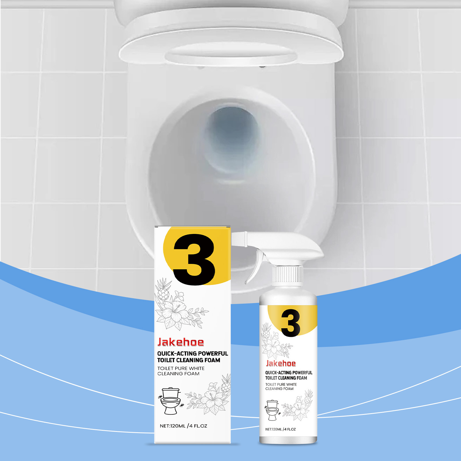 Wc-fleckenentferner Löst Sanft Flecken, Beseitigt Gerüche, Hinterlässt Ein Sauberes Und Frisches Gefühl Und Schützt Vor Glanz – 120 Ml -- Biemmedue