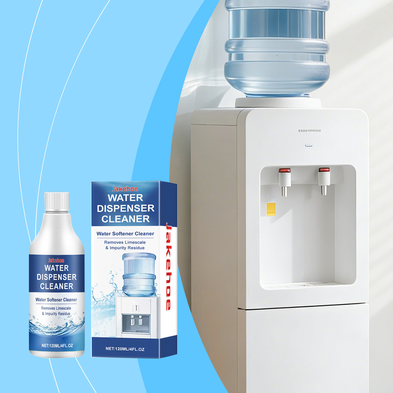 Wasserspenderreiniger, Praktisch Für Die Reinigung Und Pflege Von Wasserspendern In Haushalt Und Büro, Entfernt Flecken Und Vergilbung – 120 Ml -- Biemmedue