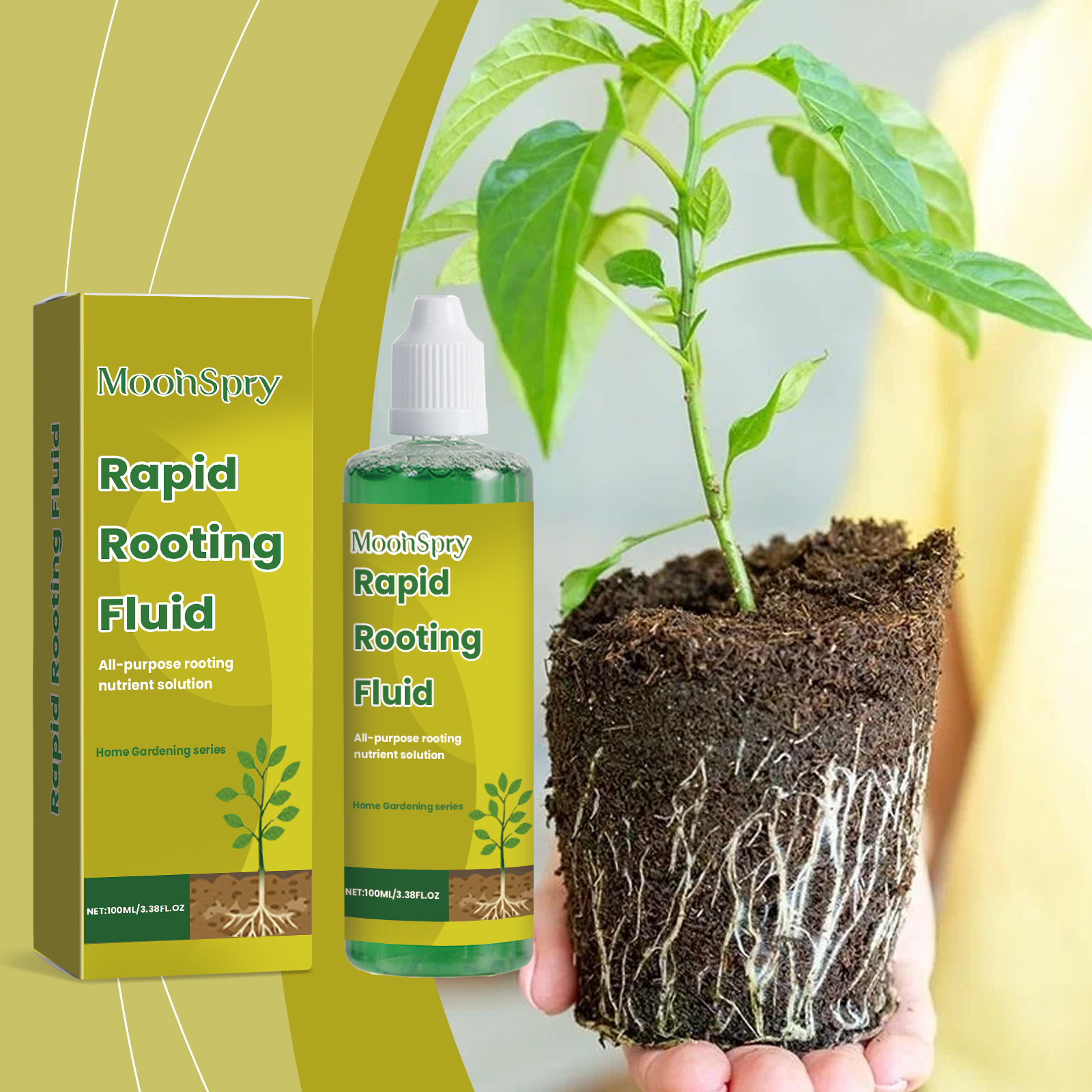 Wurzelbildungslösung Für Grünpflanzen, Eine Nährlösung Für Die Wurzeln Von Garten- Und Zierpflanzen Zur Aufnahme Von Stickstoff Und Kaliumdünger Für Optimales Wachstum – 100 Ml -- Biemmedue