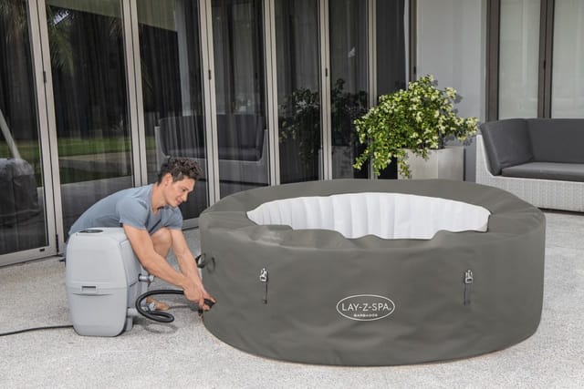 Lay-z-spa® WLAN-Whirlpool Barbados AirJet Außenwhirlpools 180 x 66 cm - Bestway
