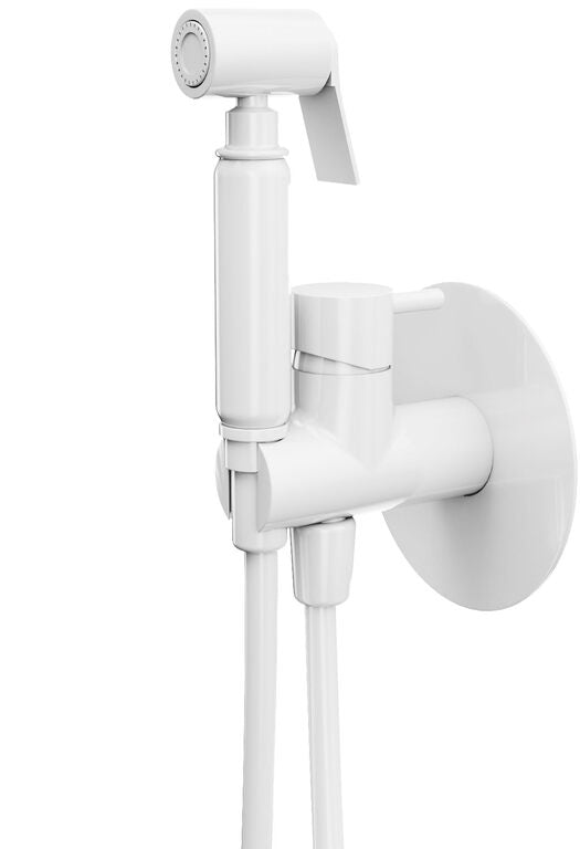 Armatur Serie Round Für Unterputz-bidet Weiß