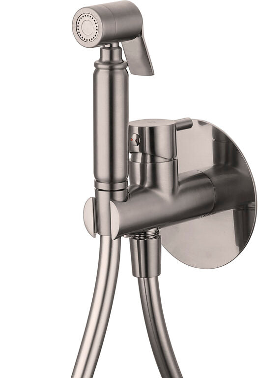Armatur Serie Round Für Unterputz-bidet Nickel