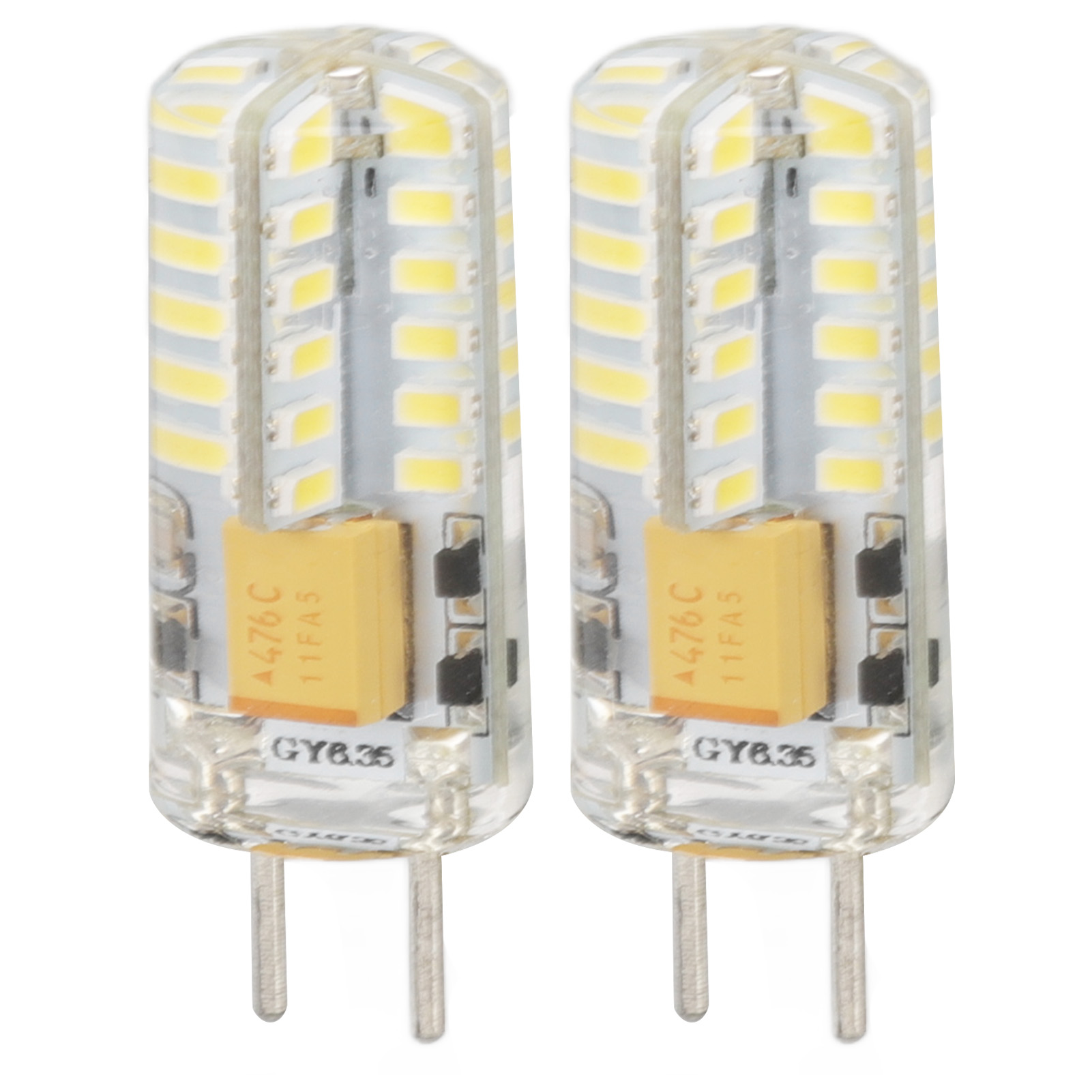 2 Gy6.35 48led 3w – 6000k Energiesparlampen Für Kronleuchter