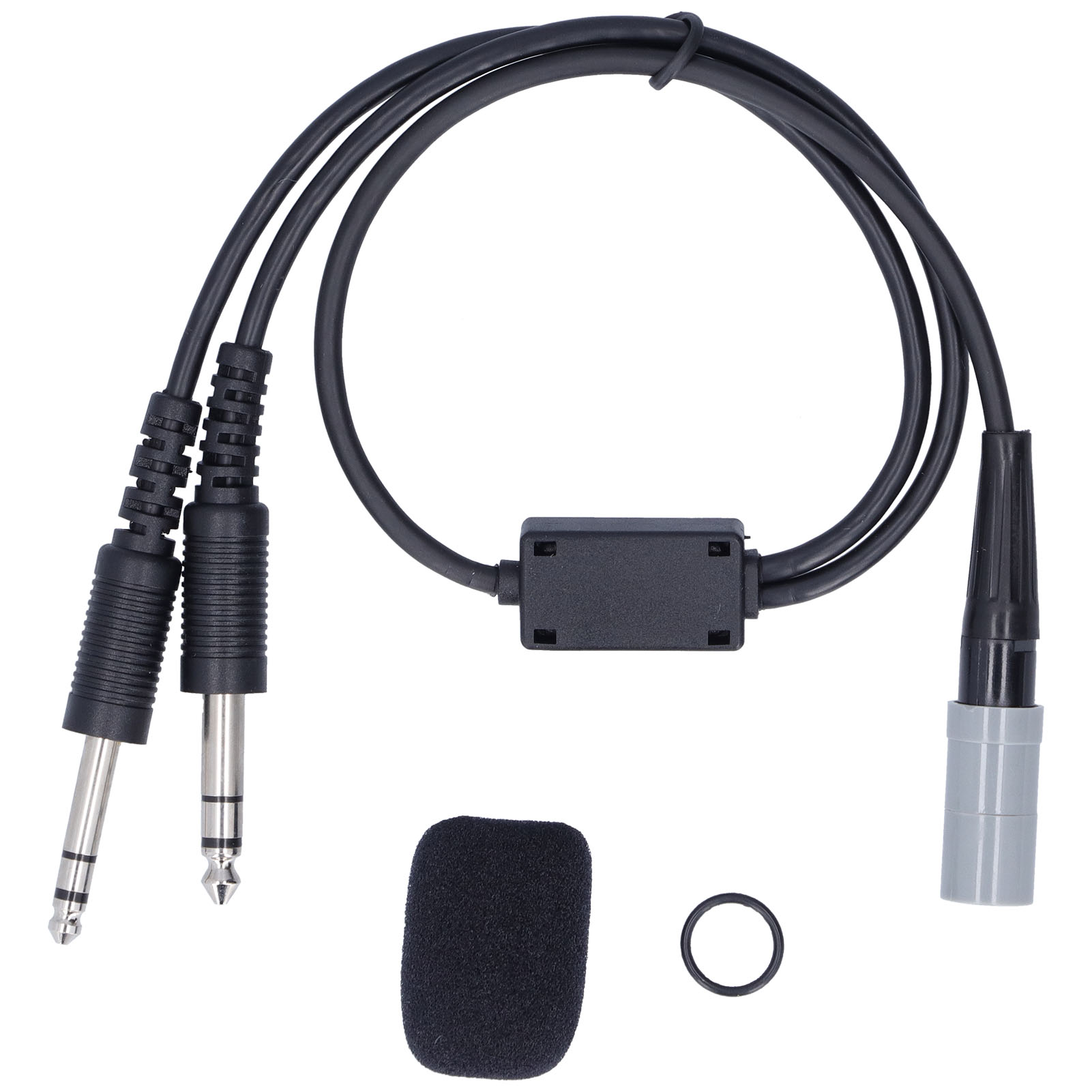 Robuster Headset-adapter Für Die Luftfahrt – Tragbarer, Hochdichter Schaumstoff