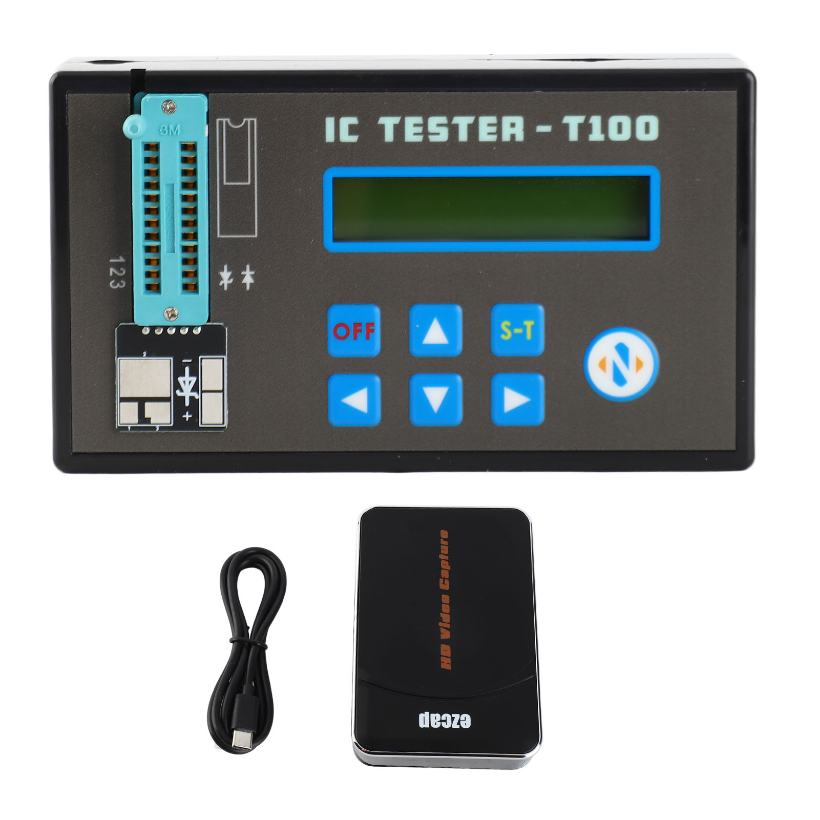 Multifunktionaler Tester Für Integrierte Schaltungen, Tragbarer, Wiederaufladbarer Chip-detektor Für Led-transistoren Und Dioden.