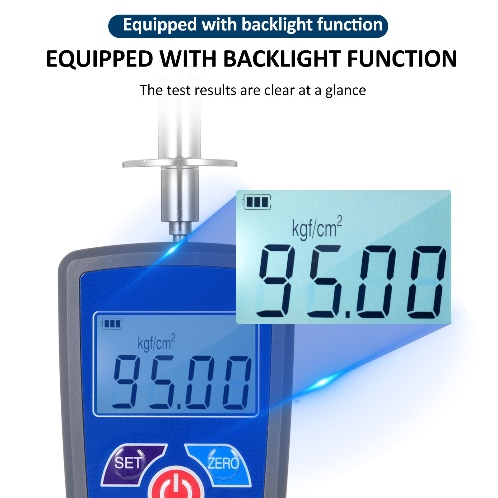 Gy-m30 Digitales Fruchthärteprüfgerät Mini-penetrometer Durometer Mit Einem Messbereich Von 0,4 Bis 30 Kgf/cm² (x10 5 Pa) Lastteilungswert 0,01 Kgf/cm² Druckkopfdurchmesser Φ7,9 Mm Für Früchte.