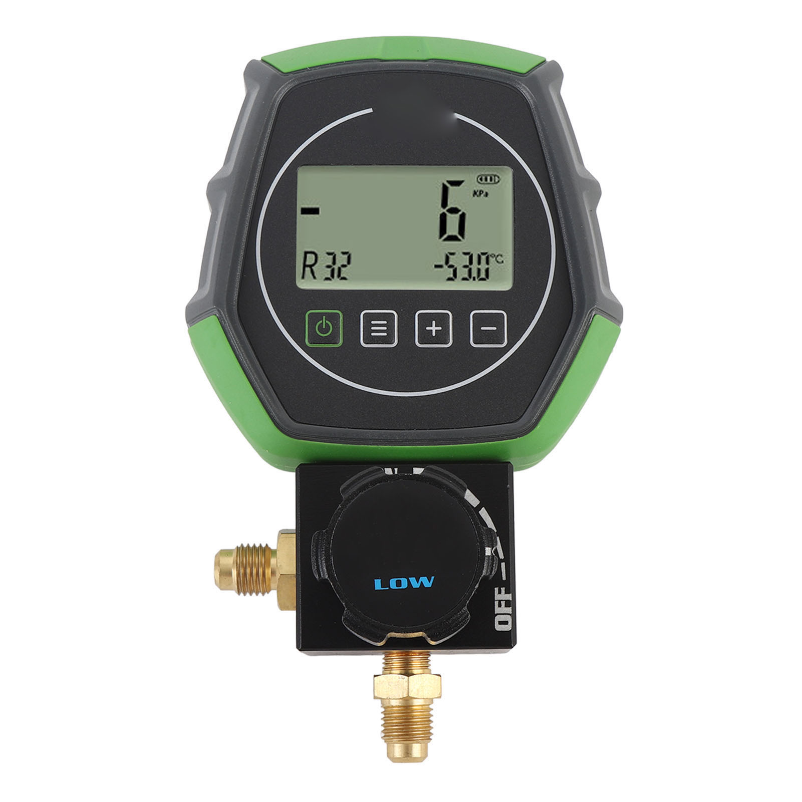 Digitales Hvac-manometer, 5 Einheiten, Vakuumdruckverteiler, Kältemittelprüfer Für Die Ac-fluorierung 0-6000 Kpa.