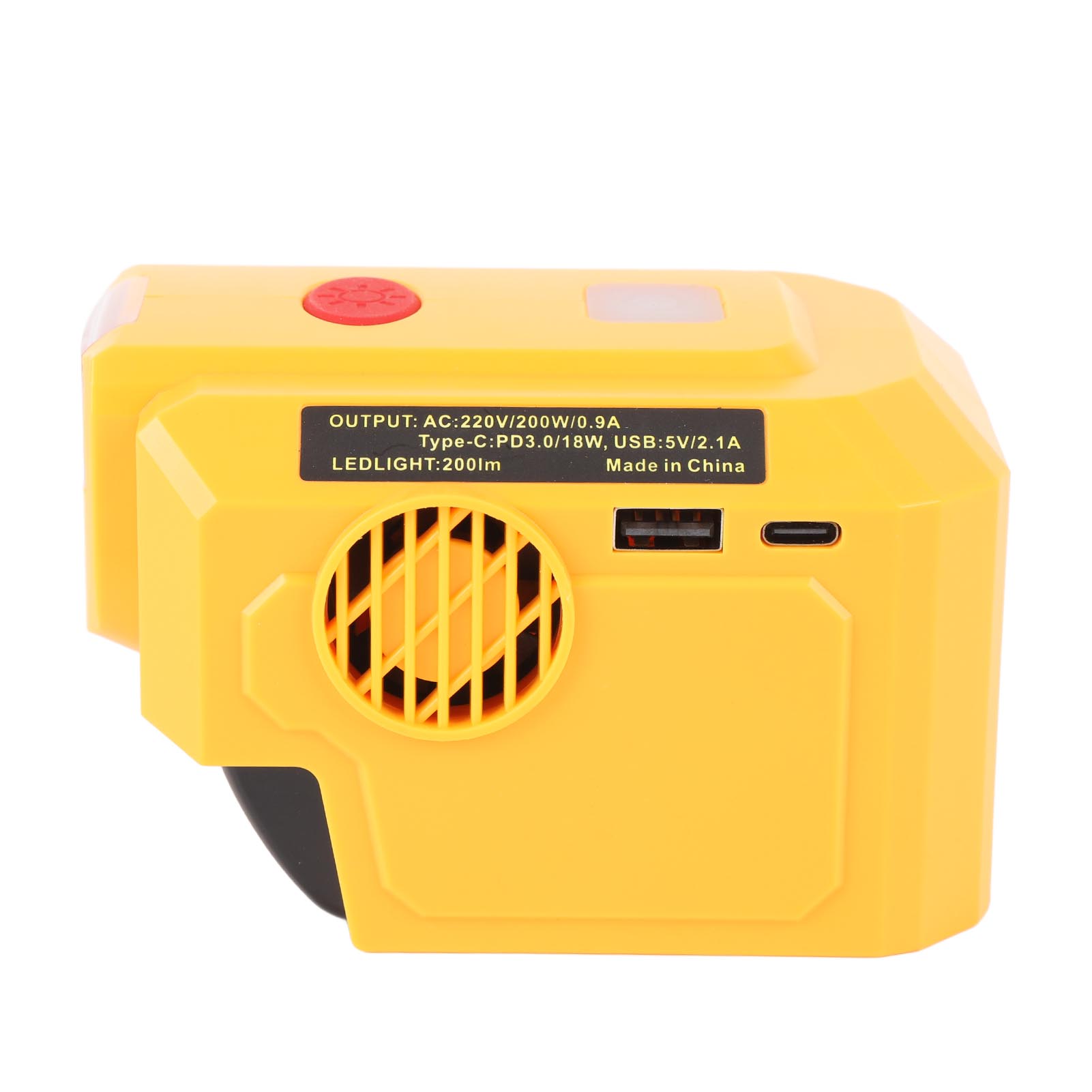 Tragbare Usv 200w, 18v Batterie Mit 200lm Led-licht Für Dcb206 205 Dcb204.