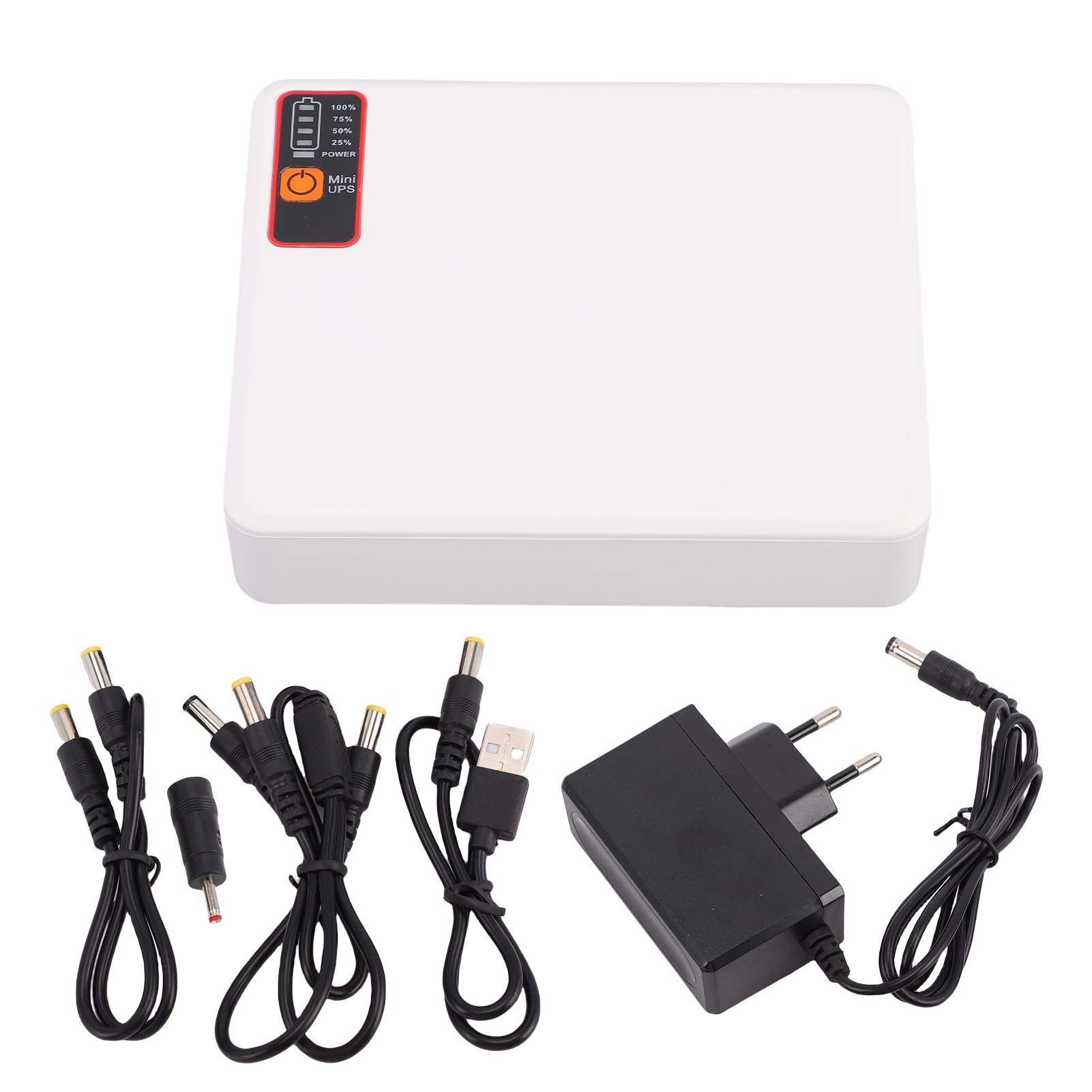 Kleine Usv 12000mah 18w 5v 9v 12v Dc Typ C Und Usb-anschlüsse, Notstromversorgung Für Modem Router, Eu-stecker.