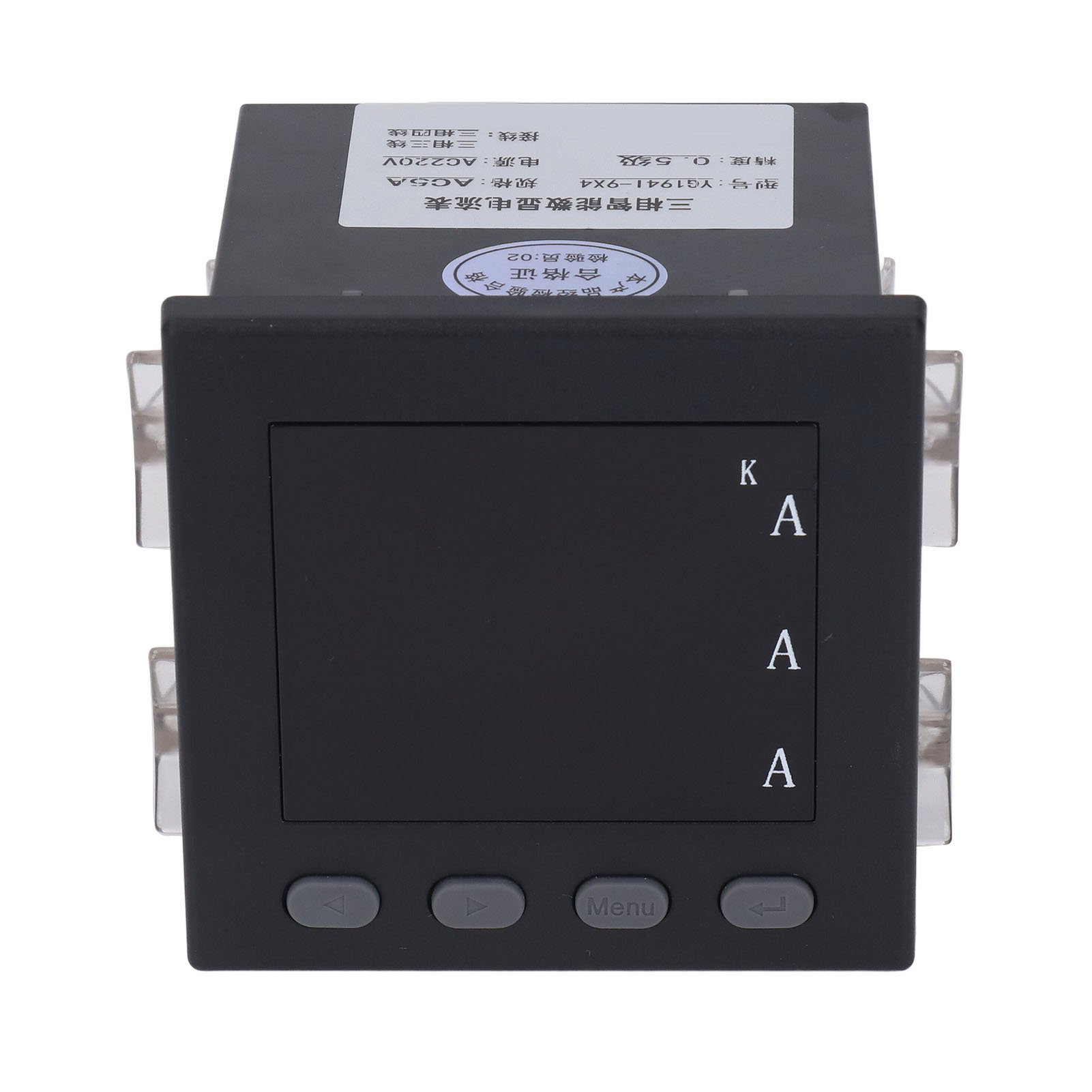 Dreiphasen-220v-stromzähler, Amperemeter Mit Digitaler Led-anzeige, Intelligentes Programmierbares Elektrisches Messgerät.