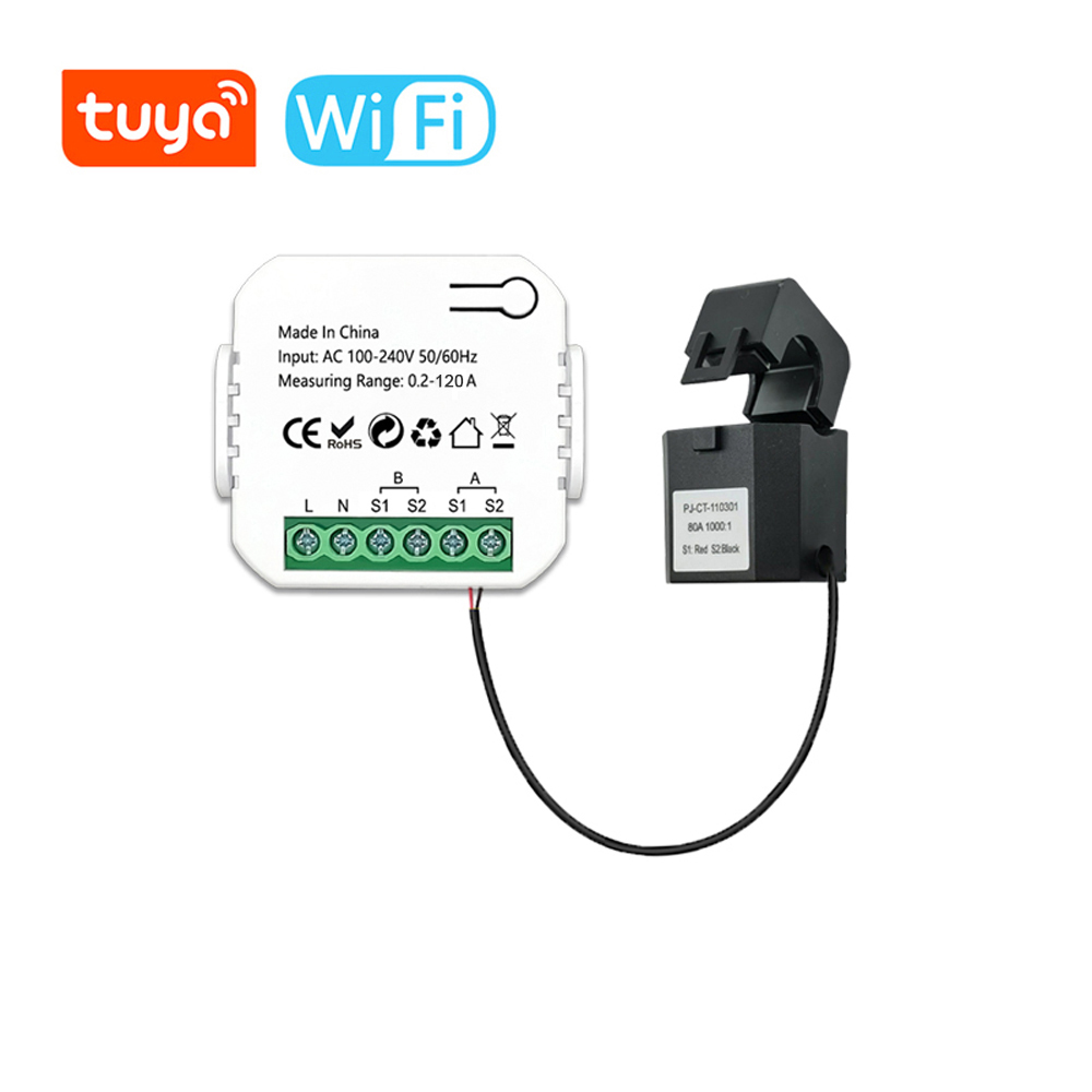 Tuya Wifi Energy Switch Multifunktions-netzteil Spannungs- Und Strommesser Handy-app Echtzeitstatistik Tages- Und Monatsverbrauchsabfrage Mit Einstellungsfunktion.