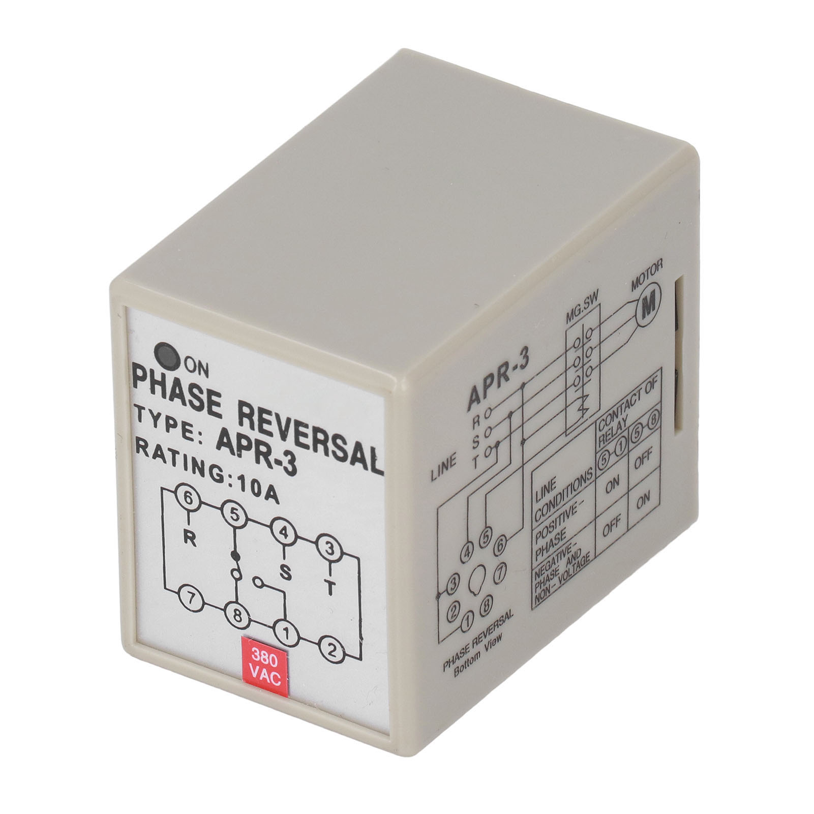 Ckctelay Motorphasenfolge-relais-ausfallschutz-controller 10a Apr-3ac380v.