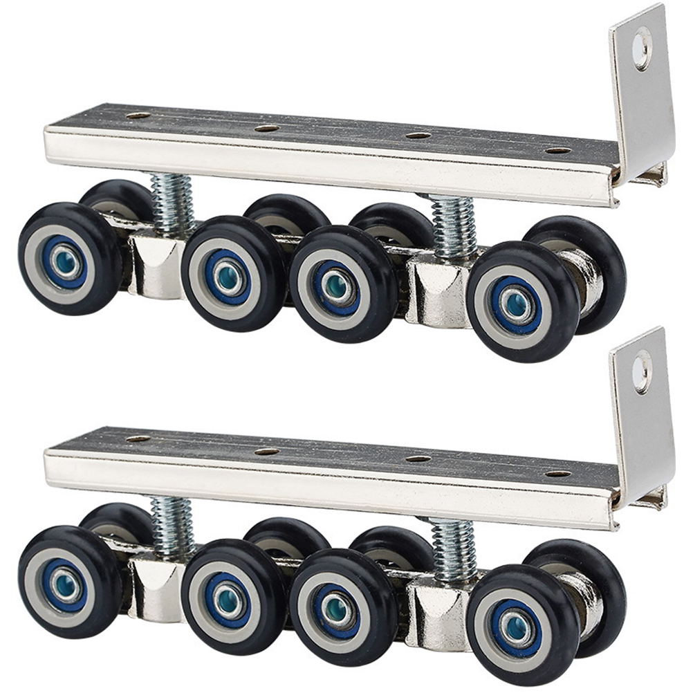 Paar/set 4/5 Zoll, Holzschiebetür, Hängerolle, Rollenbeschläge, 8 Umdrehungen.
