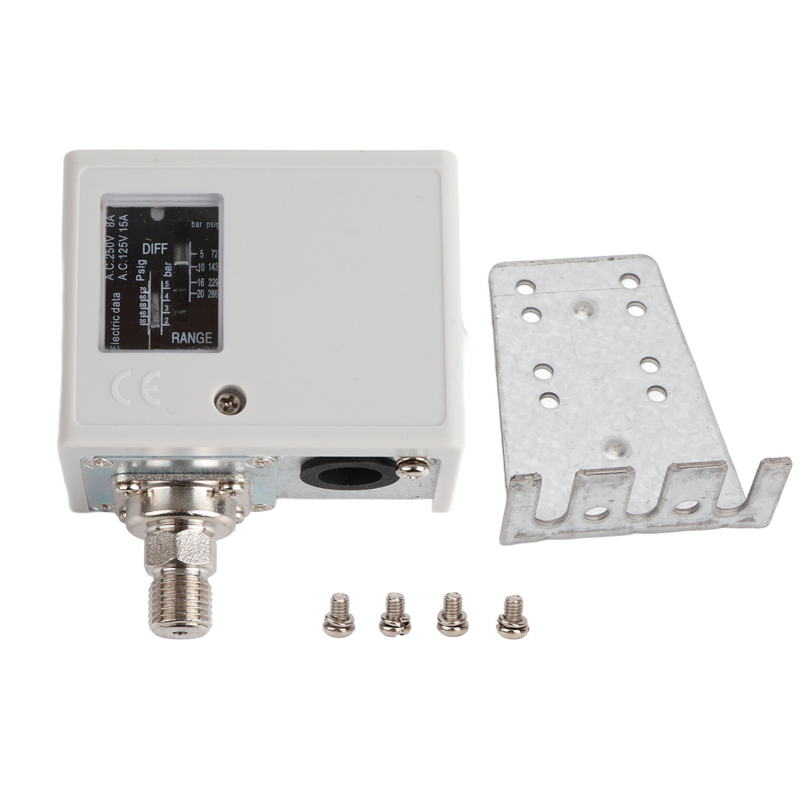 20 Kg Druckschalterbaugruppe, Vollkupferkern Ip40, Kesseltrockner, Wasserkühler, Ac125v Ac250v, 1/2 Zoll Stecker.