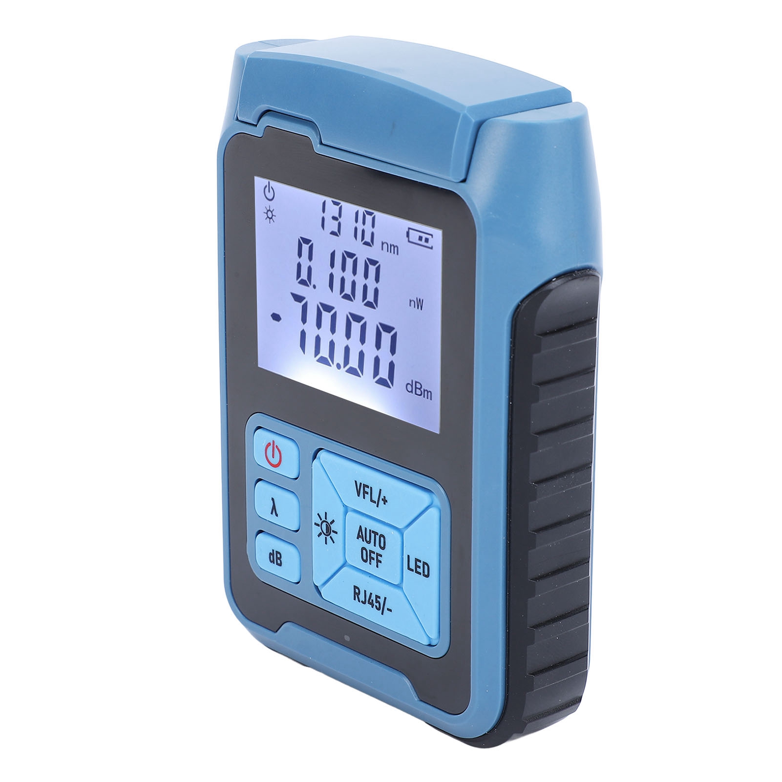 Mini-tragbares Glasfasermessgerät, Leichter Stromkabeltester, Hohe Präzision, Multifunktional, Wiederaufladbar 850-1650nm.