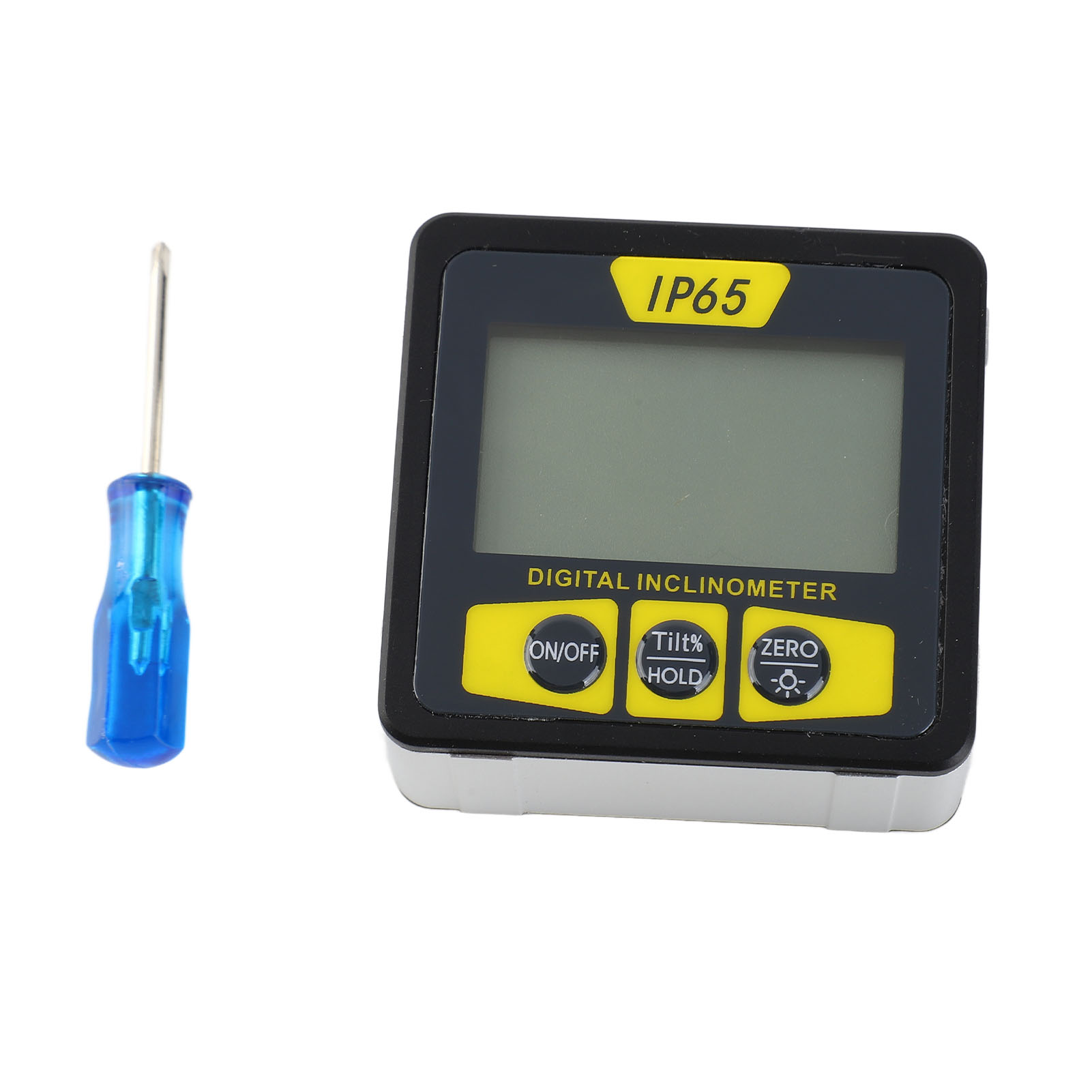 Magnetischer Digitaler Nivellier- Und Winkeldetektor, Vielseitiger Mini-neigungsmesser, Lcd-bildschirm Mit Hintergrundbeleuchtung, Neigungsmesser, Ip65 Wasserdicht.