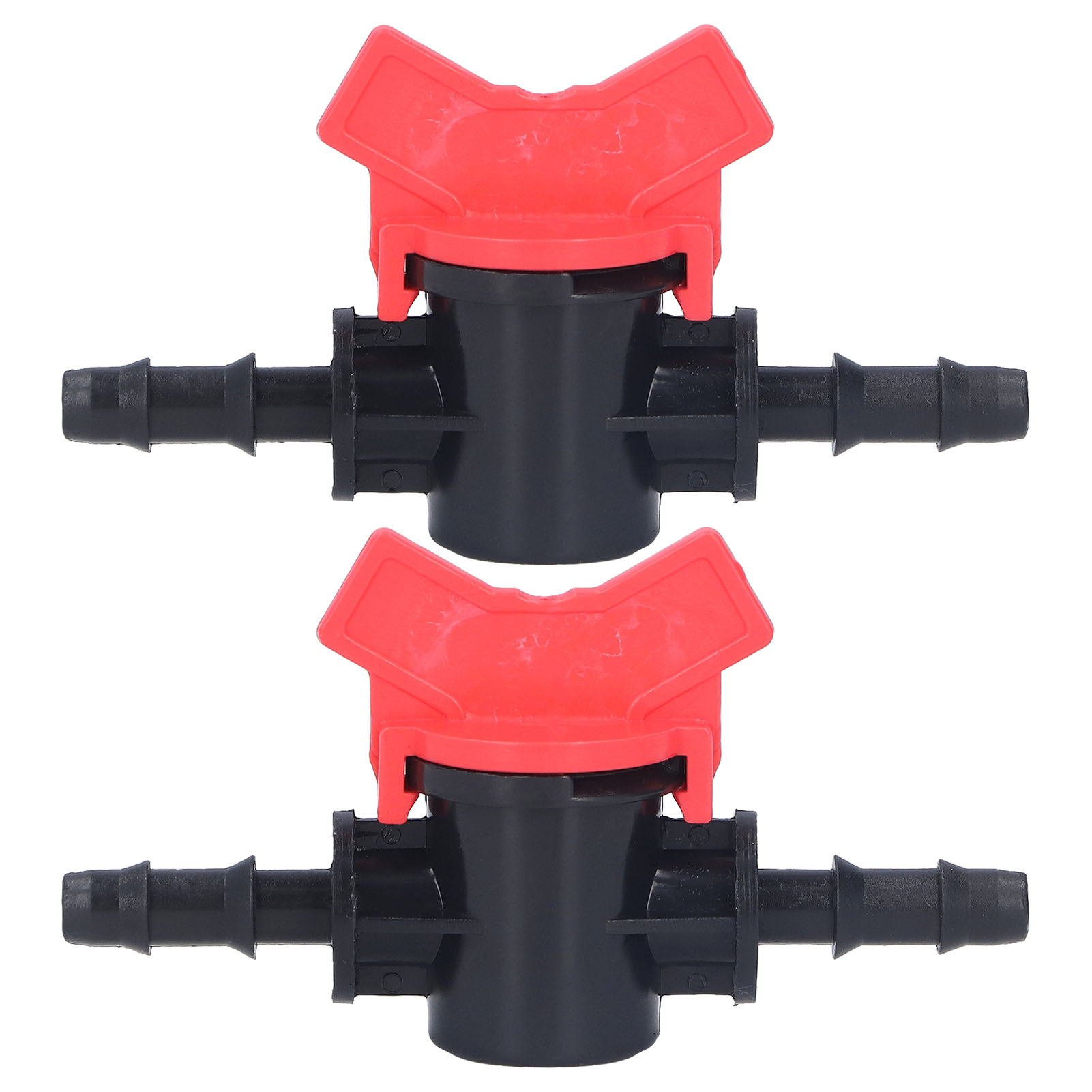 Durchflussregler Aus Abs-kunststoff, 2 Stück, Absperrventil Für Flüssigkeiten, Wasserpumpe Direkt Durch 8 Mm Außendurchmesser.