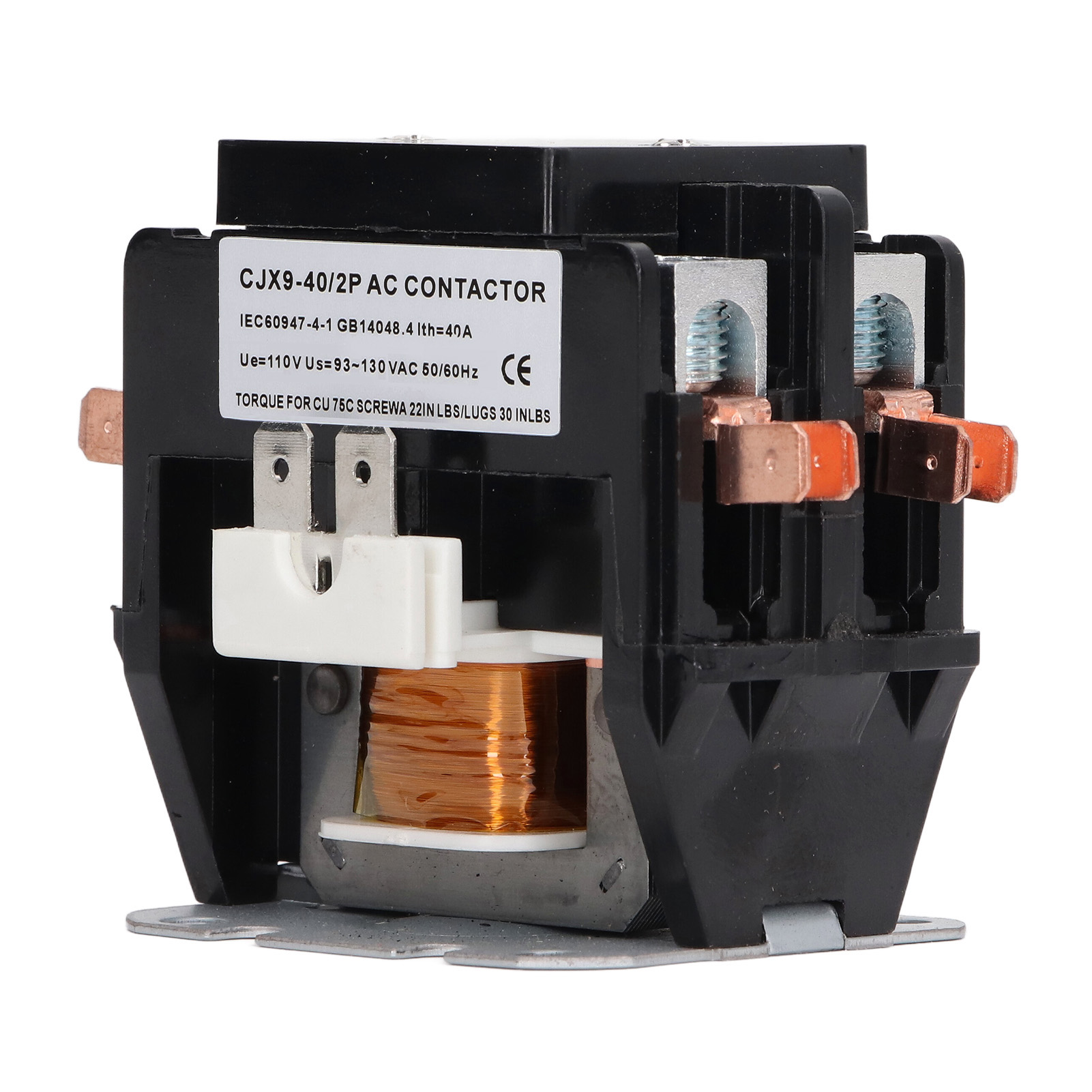 Wechselstromschütz Für Klimaanlage 40a 2p, Ersatz Mit Silberlegierungskontakt, 110v Stromverteilungssteuergeräte.