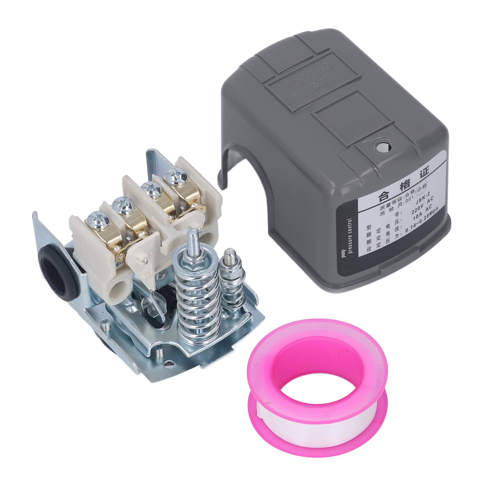Druckschalter Für Brunnenpumpen, Einstellbare Wasserregulierung, 3/8 Zoll Npt-innengewinde, 220 V Ac.